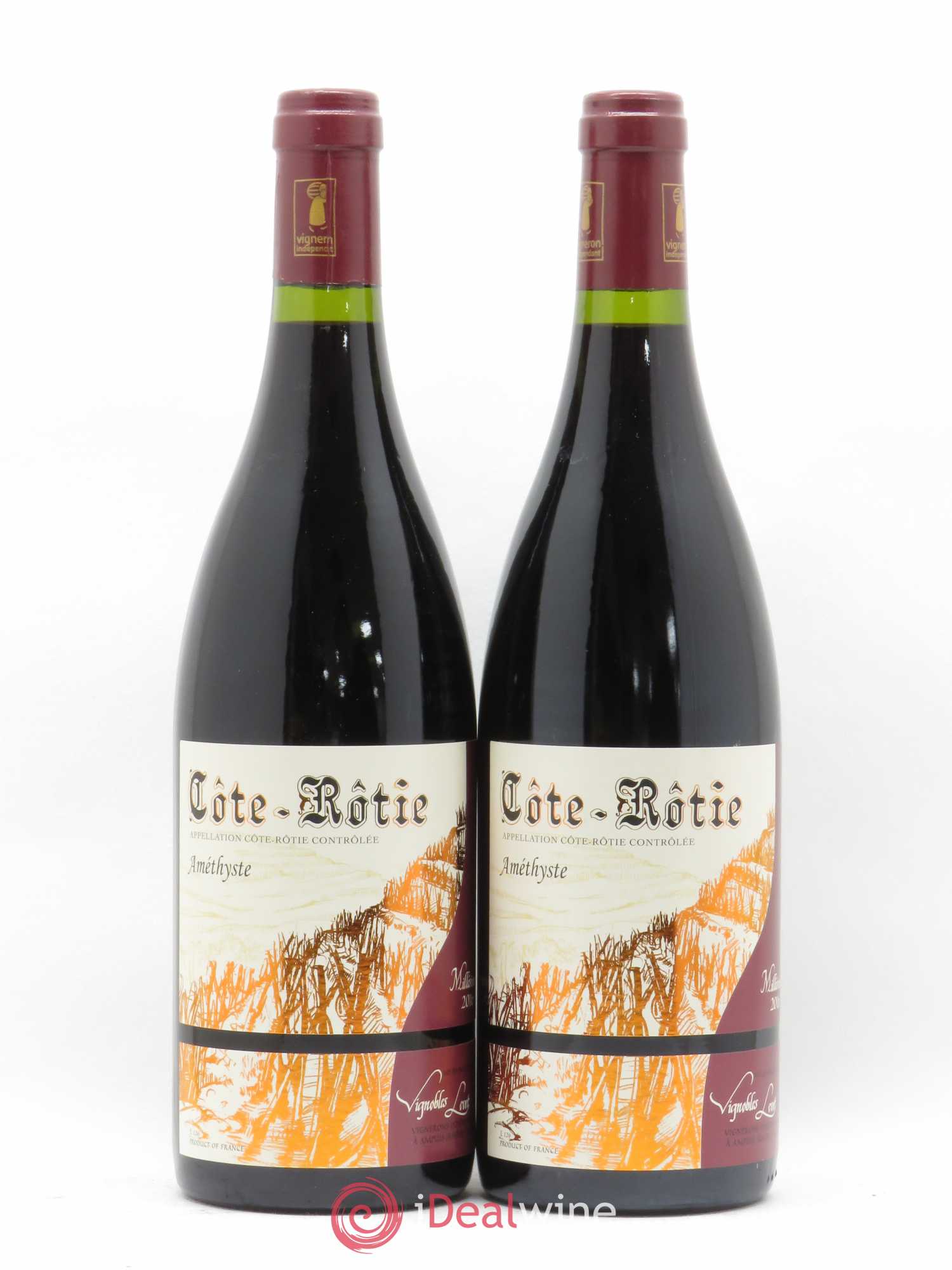 Côte-Rôtie Améthyste Vignobles Levet 2016 - Lot de 2 bouteilles - 0