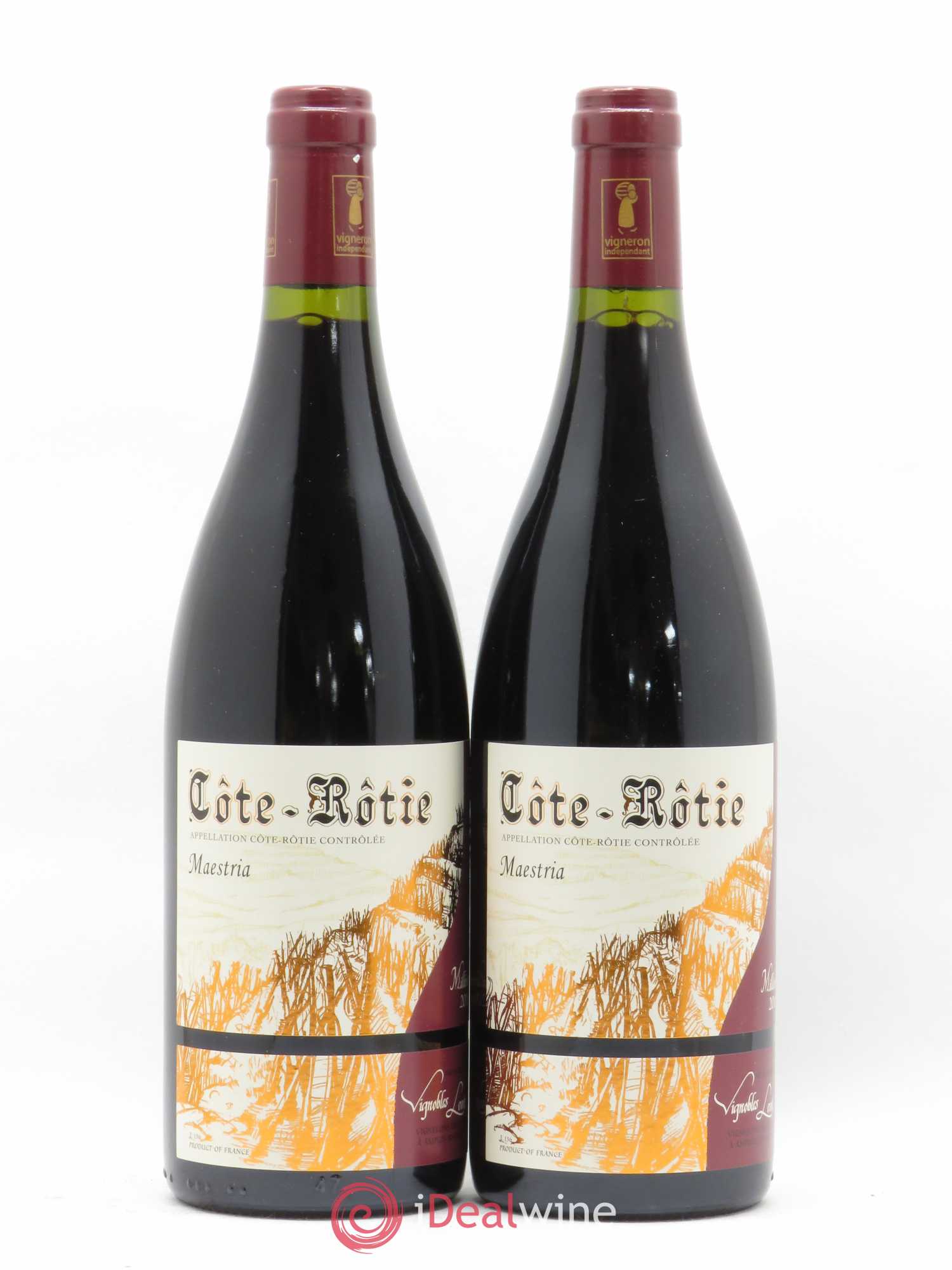 Côte-Rôtie Maestria Vignobles Levet 2016 - Lot de 2 bouteilles - 0