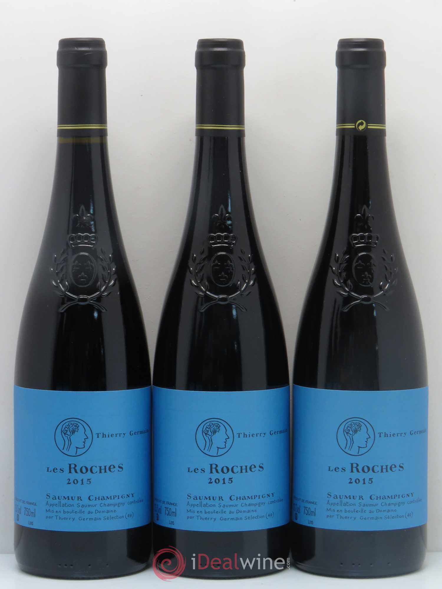 Saumur-Champigny Les Roches Domaine des Roches Neuves - Thierry Germain (sans prix de réserve) 2015 - Lot de 6 bouteilles - 1
