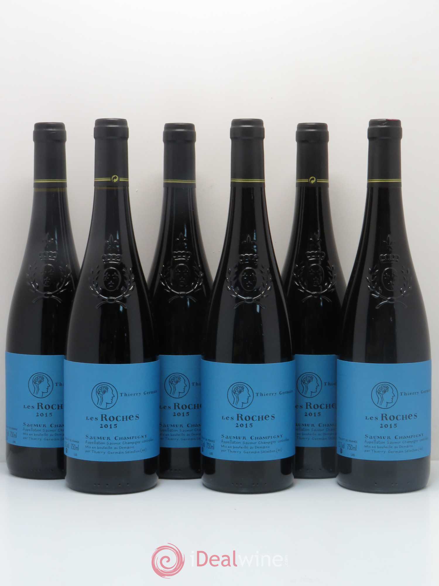 Saumur-Champigny Les Roches Domaine des Roches Neuves - Thierry Germain (sans prix de réserve) 2015 - Lot de 6 bouteilles - 0