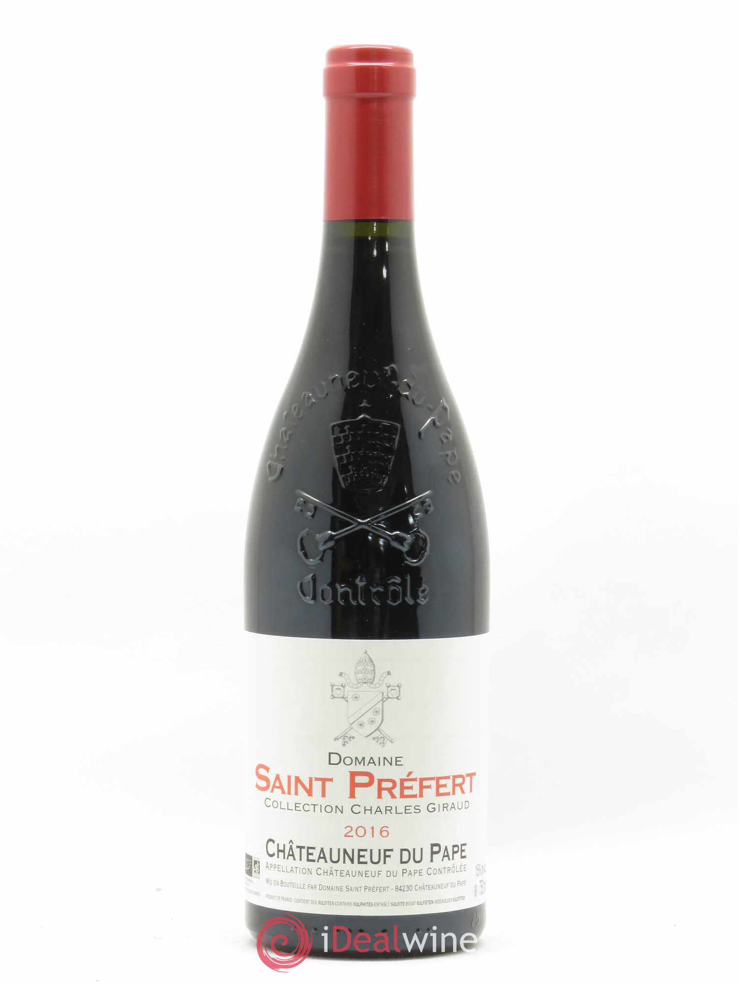 Châteauneuf-du-Pape Collection Charles Giraud Domaine Saint-Préfert 2016 - Lot de 1 bouteille - 0