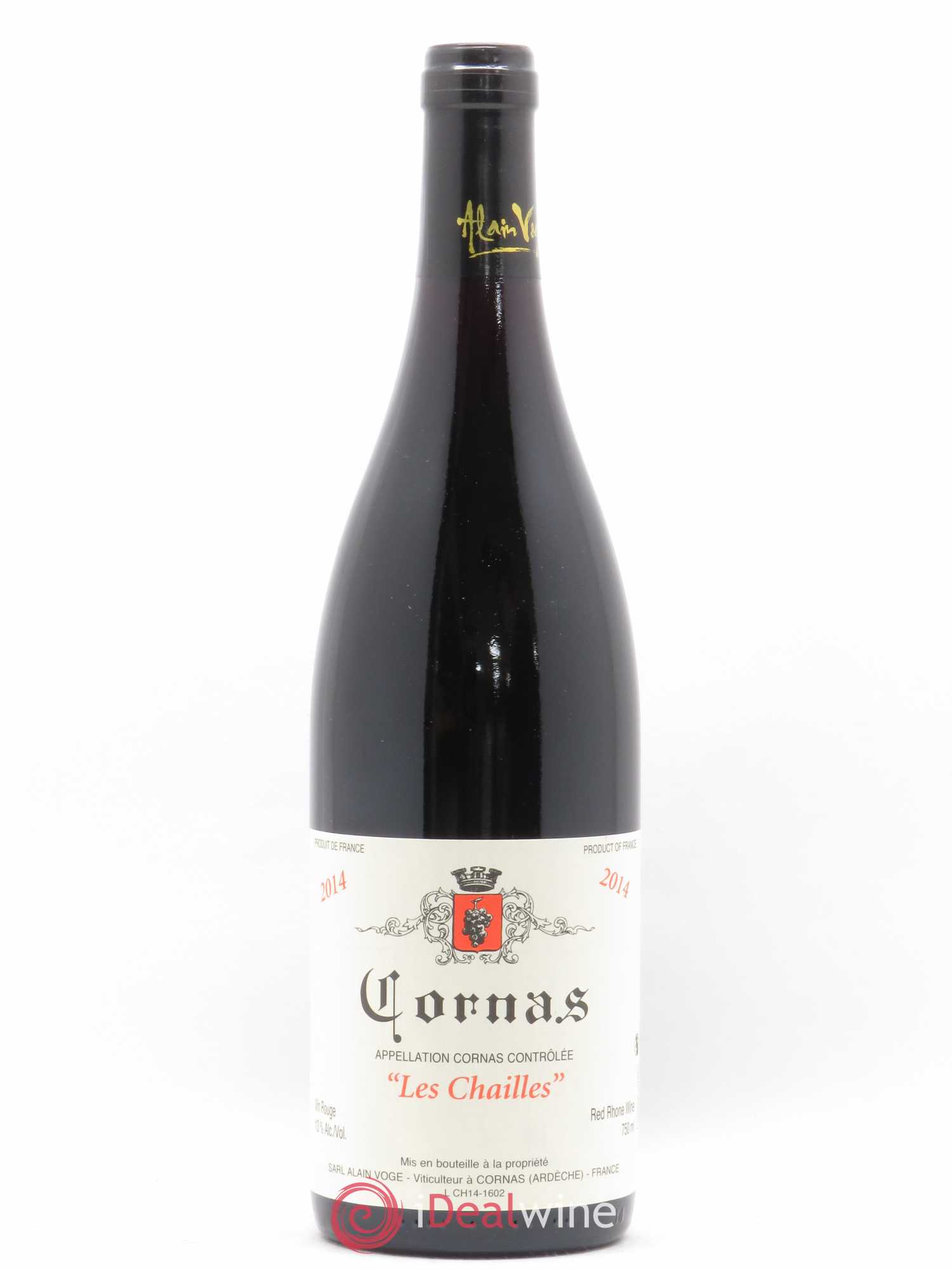 Cornas Les Chailles Alain Voge (Domaine) 2014 - Lot de 1 bouteille - 0