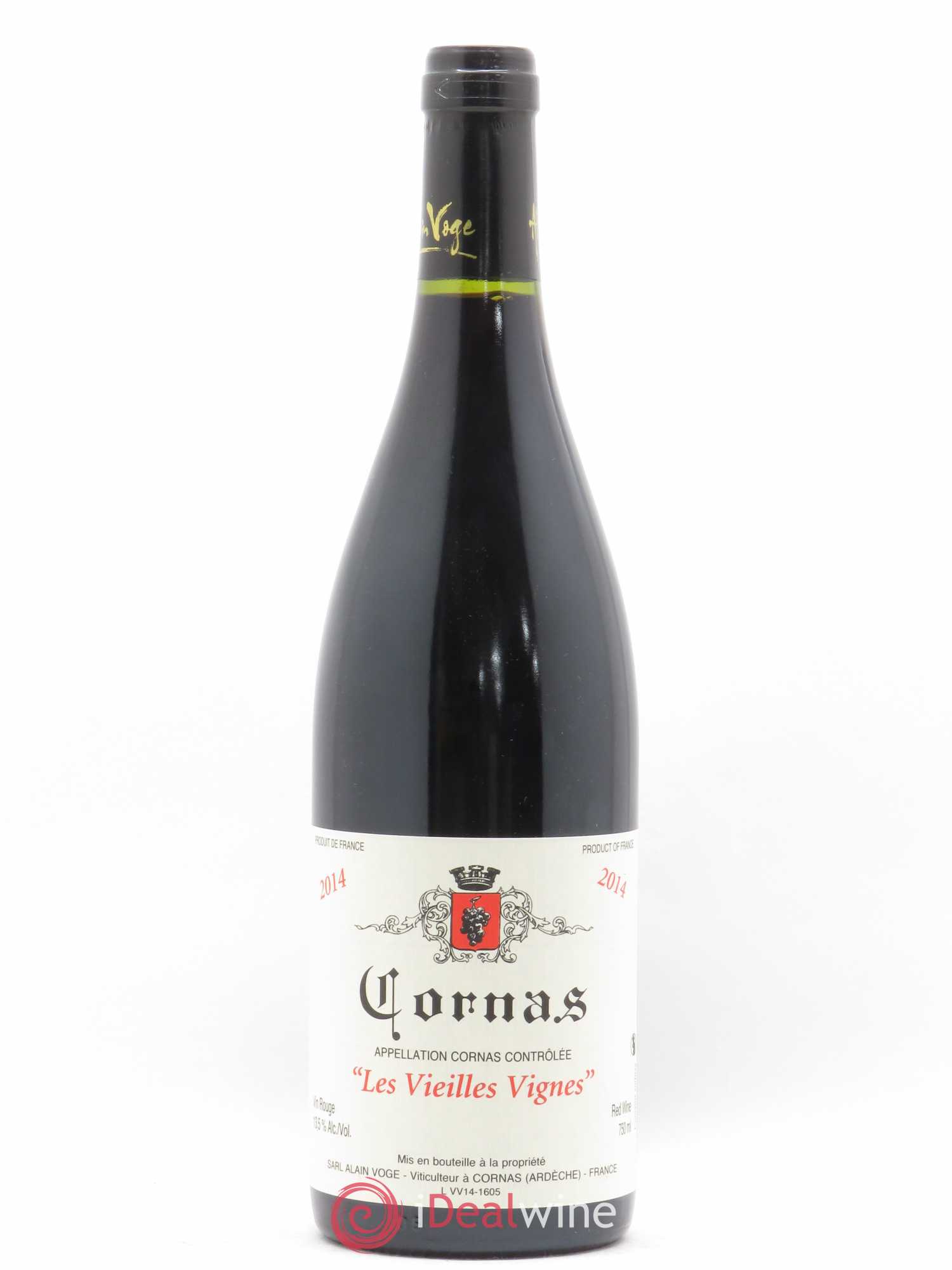 Cornas Les Vieilles Vignes Alain Voge (Domaine) 2014 - Posten von 1 Flasche - 0