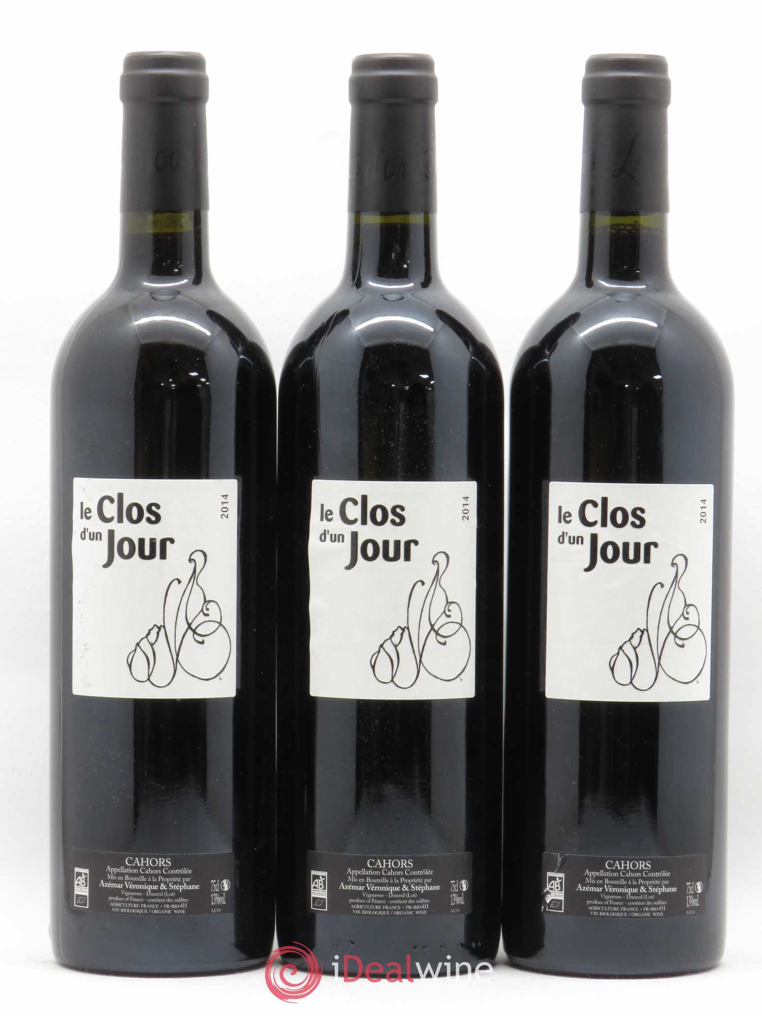 Cahors Le Clos d'un jour (sans prix de réserve) 2014 - Posten von 6 Flaschen - 1