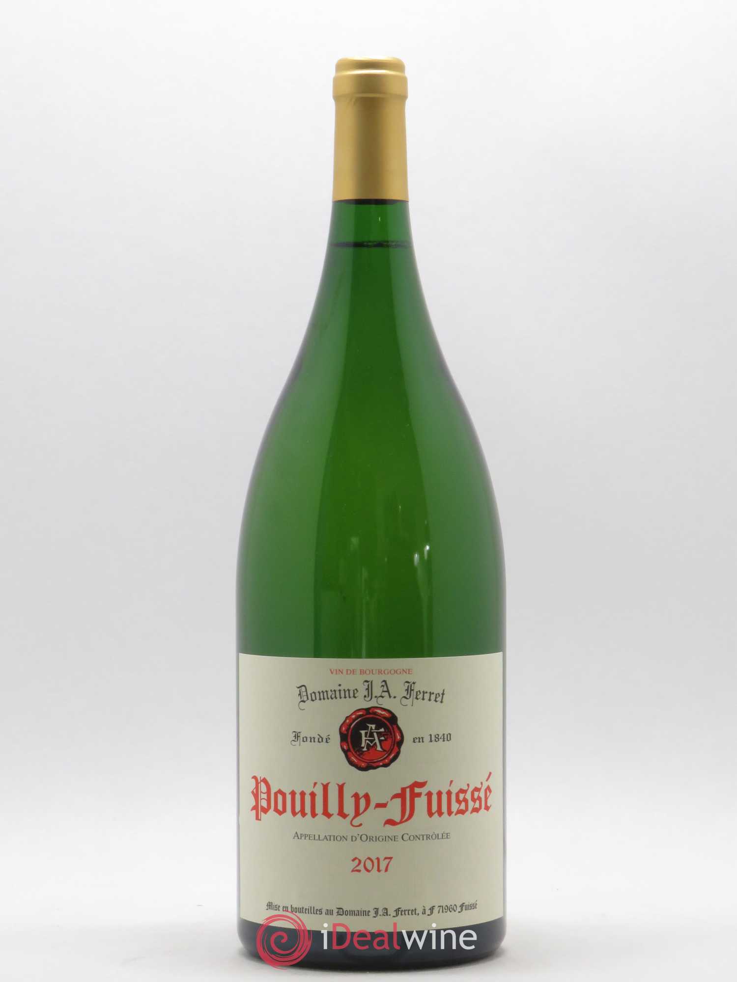 Pouilly-Fuissé J.A. Ferret (Domaine) (sans prix de réserve) 2017 - Lot de 1 magnum - 0