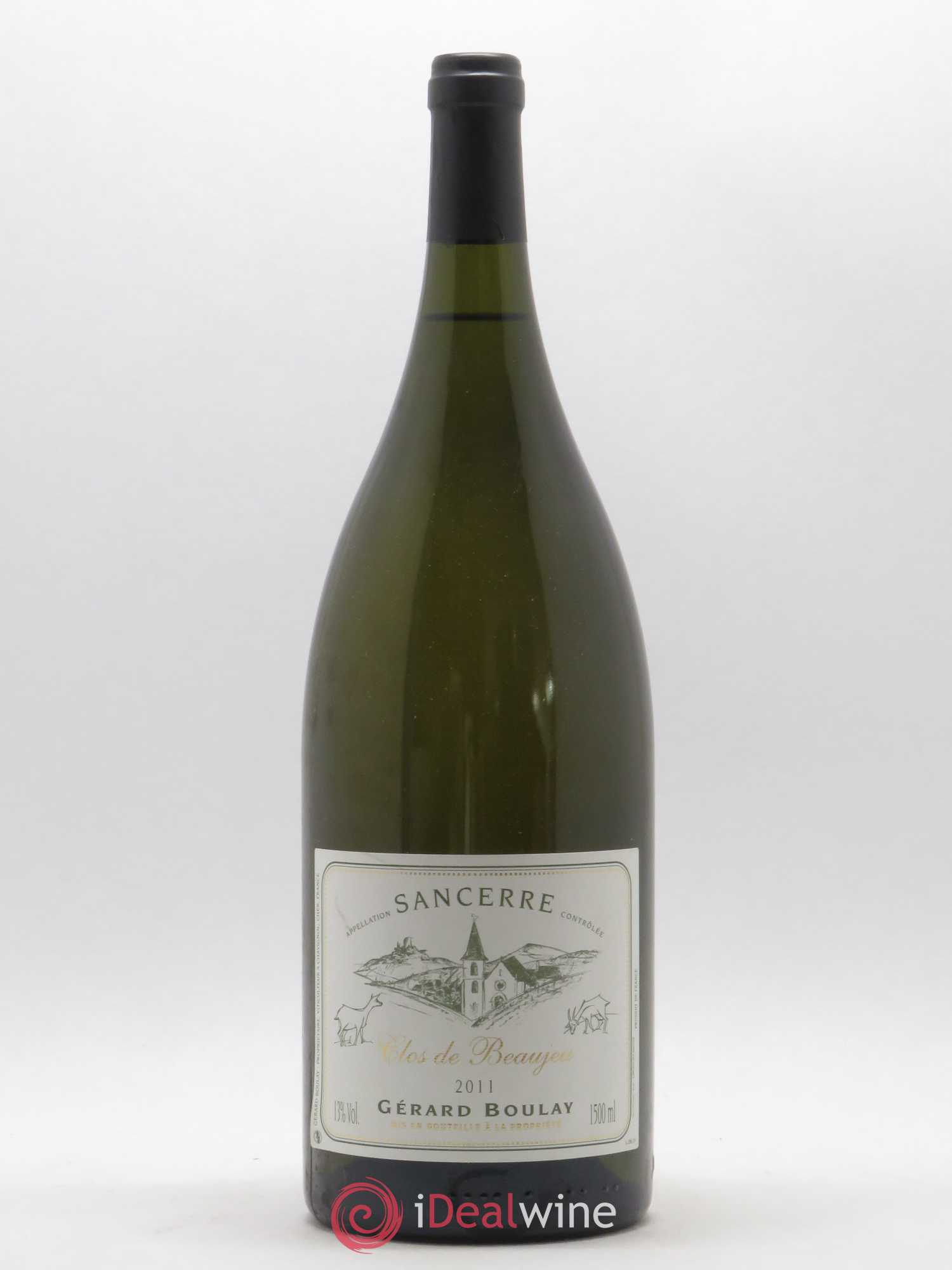 Sancerre Clos de Beaujeu Gérard Boulay (sans prix de réserve) 2011 - Lot de 1 magnum - 0