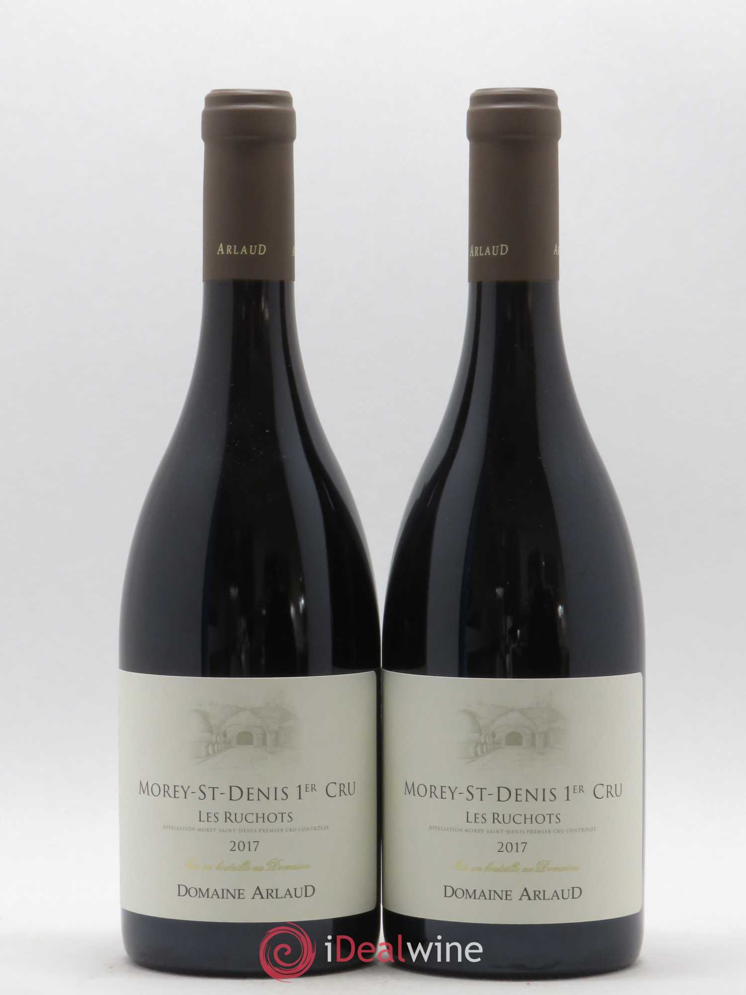 Morey-Saint-Denis 1er Cru Les Ruchots Arlaud (sans prix de réserve) 2017 - Lot de 2 bouteilles - 0
