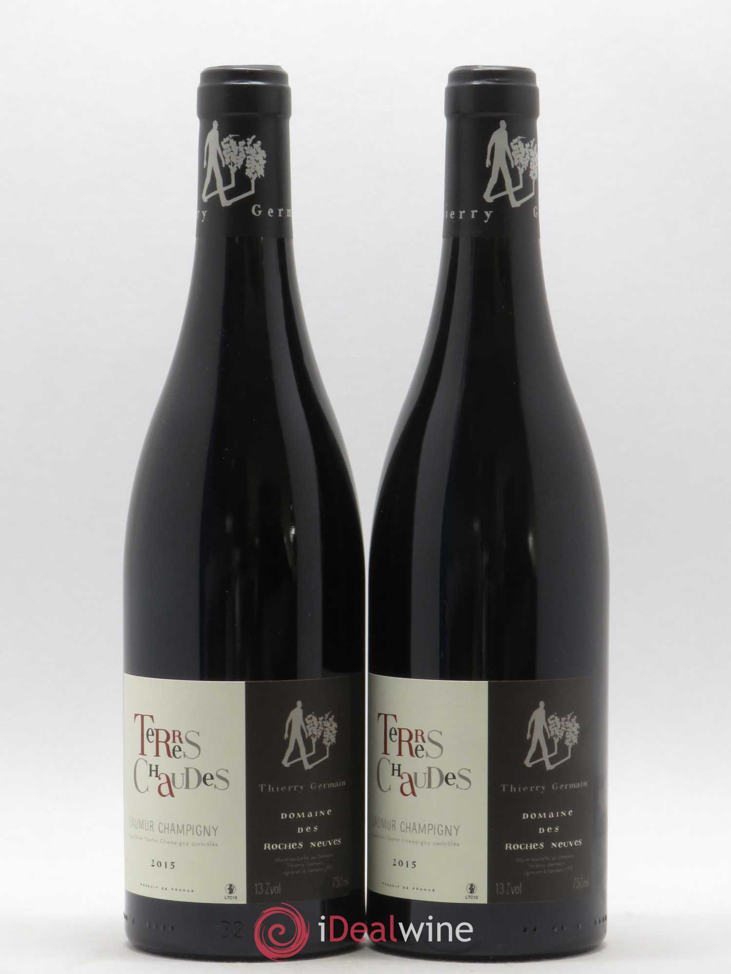 Saumur-Champigny Terres Chaudes Domaine des Roches Neuves - Thierry Germain (sans prix de réserve) 2015 - Lot de 2 bouteilles - 0