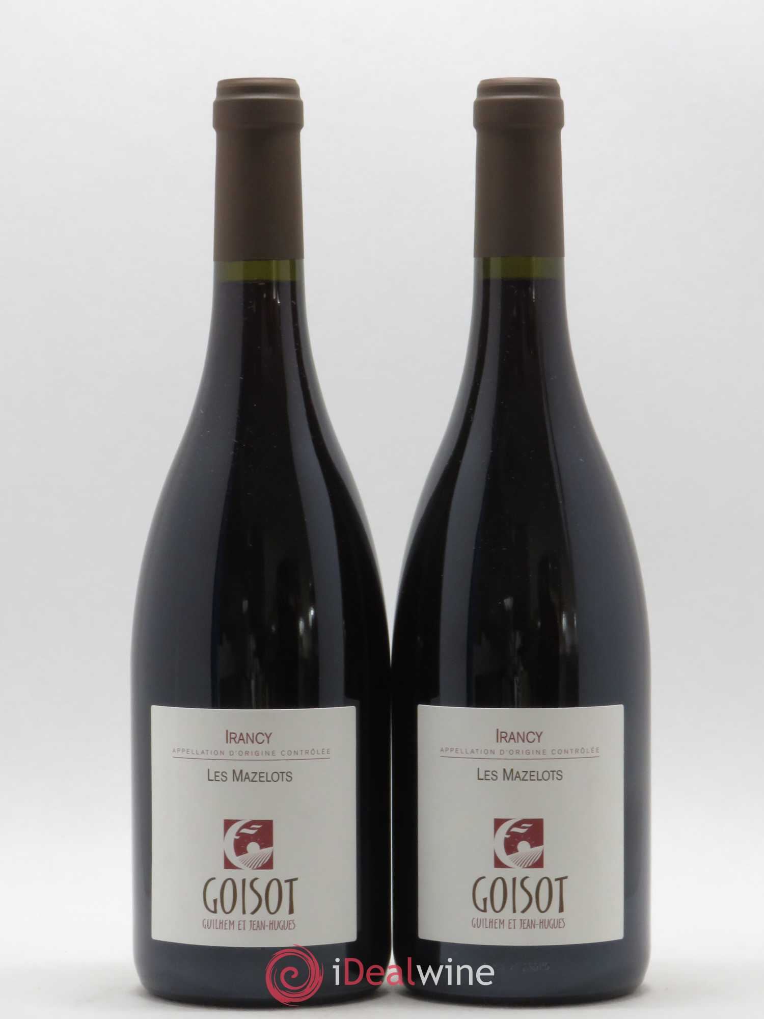 Irancy Domaine Goisot Les Mazelots (sans prix de réserve) 2017 - Posten von 2 Flaschen - 0