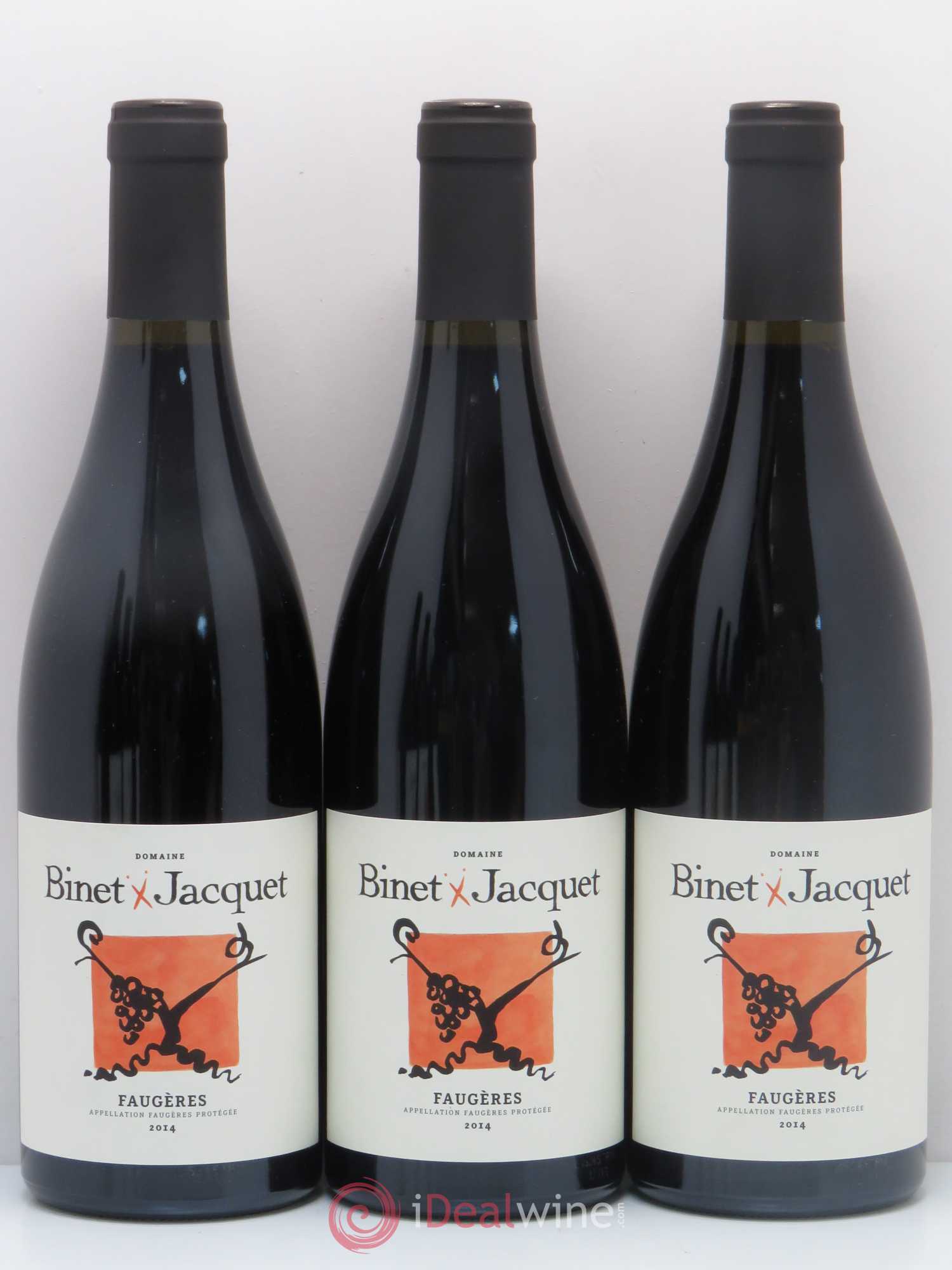 Faugères Tradition Domaine Binet Jacquet (sans prix de réserve) 2014 - Posten von 6 Flaschen - 1