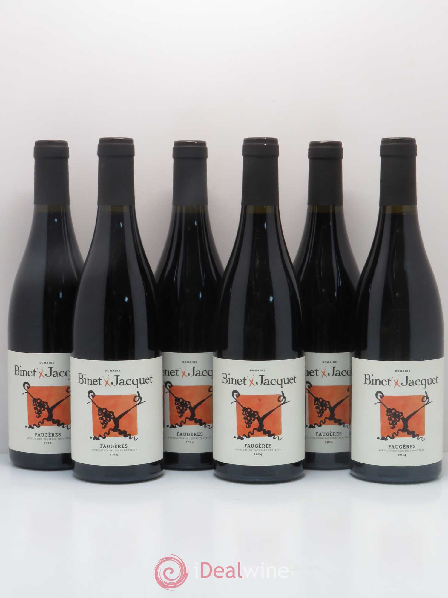 Faugères Tradition Domaine Binet Jacquet (sans prix de réserve) 2014 - Posten von 6 Flaschen - 0