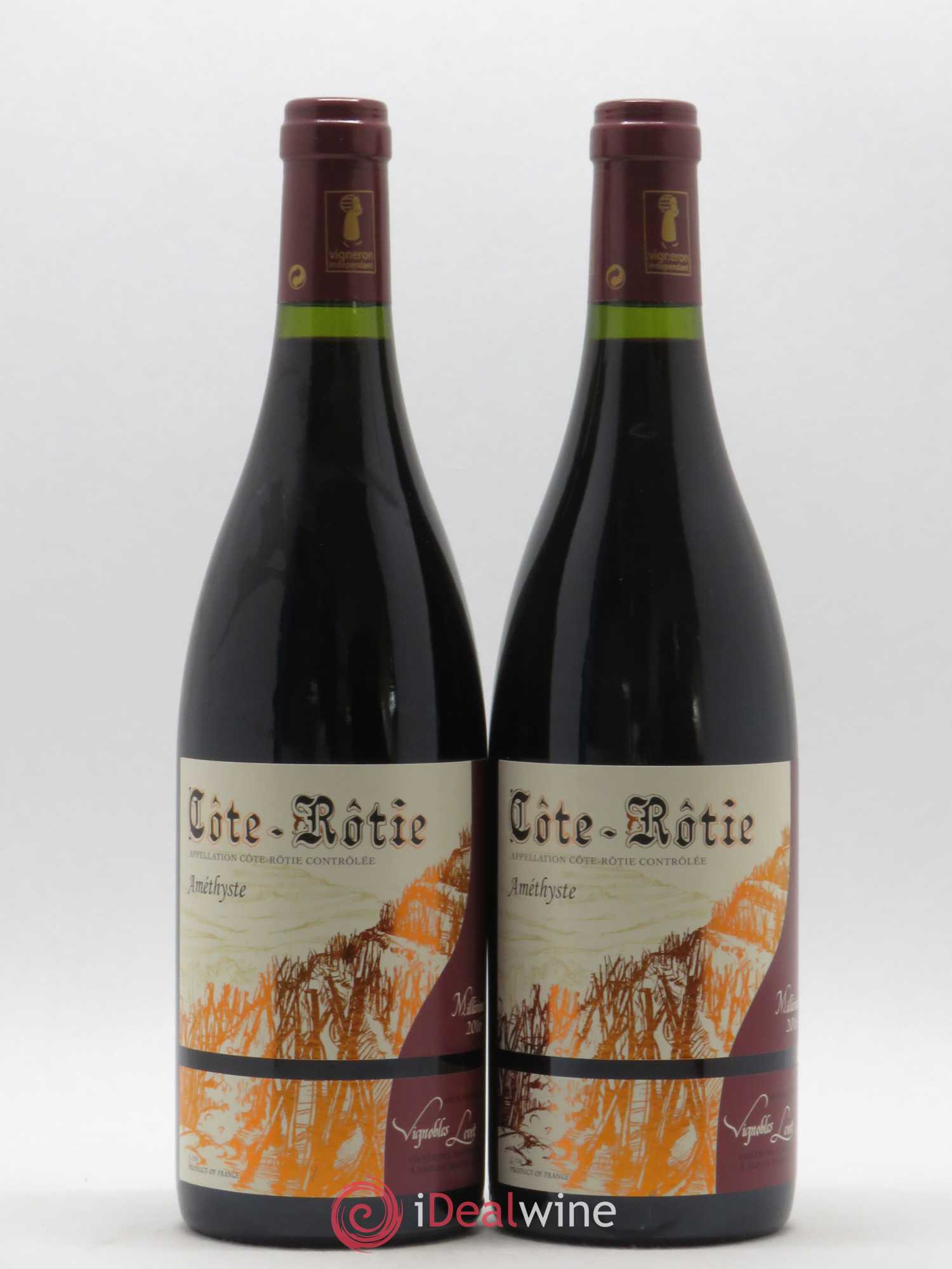 Côte-Rôtie Améthyste Vignobles Levet (senza prezzo di riserva) 2016 - Lotto di 2 bottiglie - 0