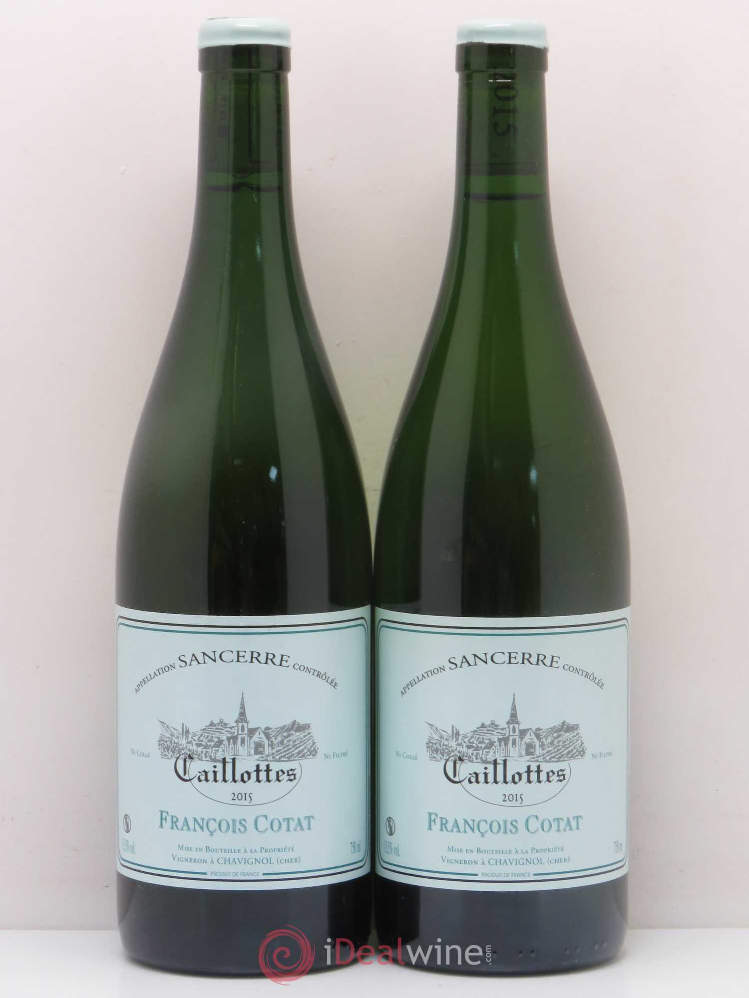 Sancerre Les Caillottes François Cotat 2015 - Lot de 2 bouteilles - 0