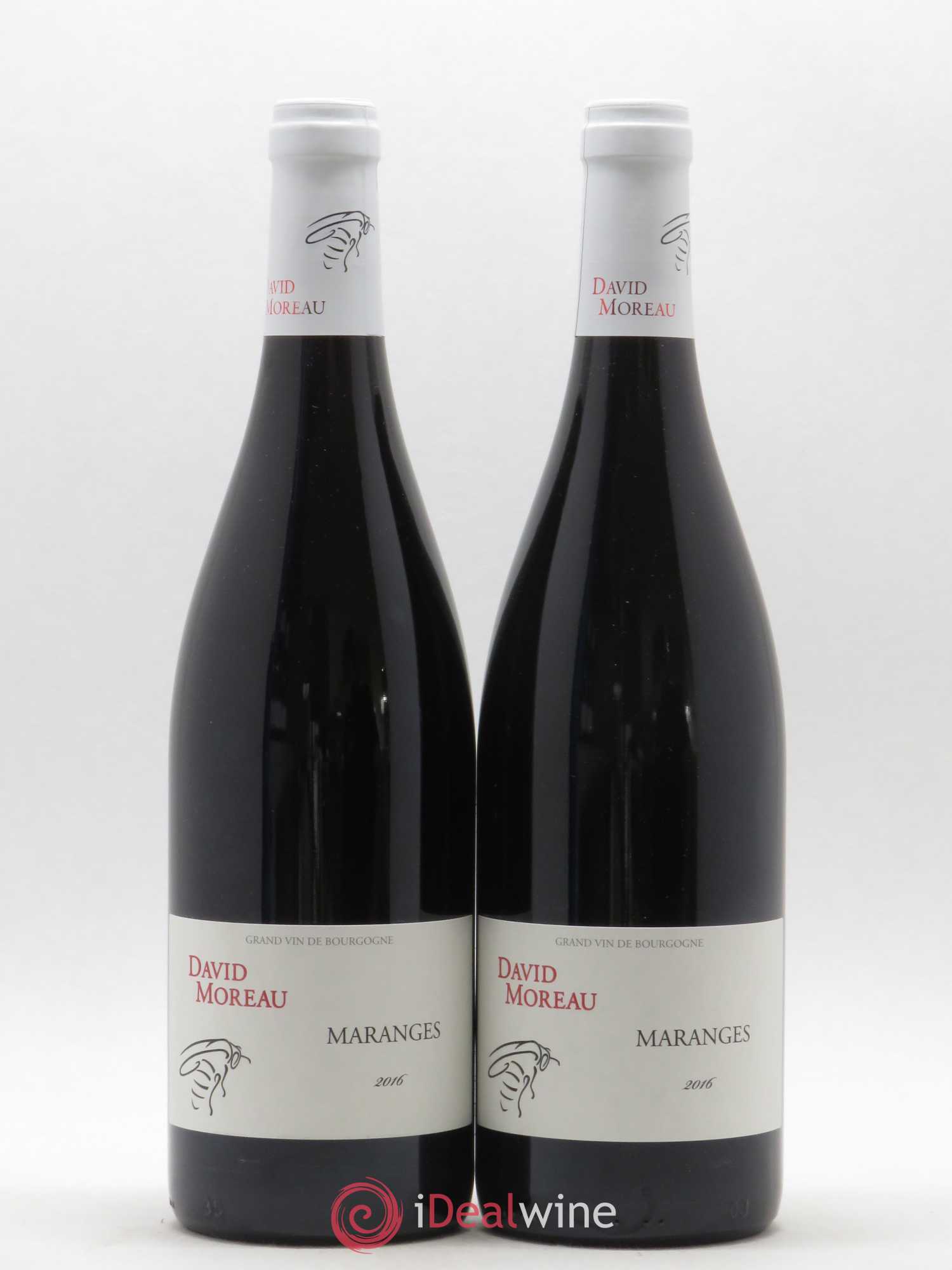 Maranges David Moreau (sans prix de réserve) 2016 - Lot de 2 bouteilles - 0