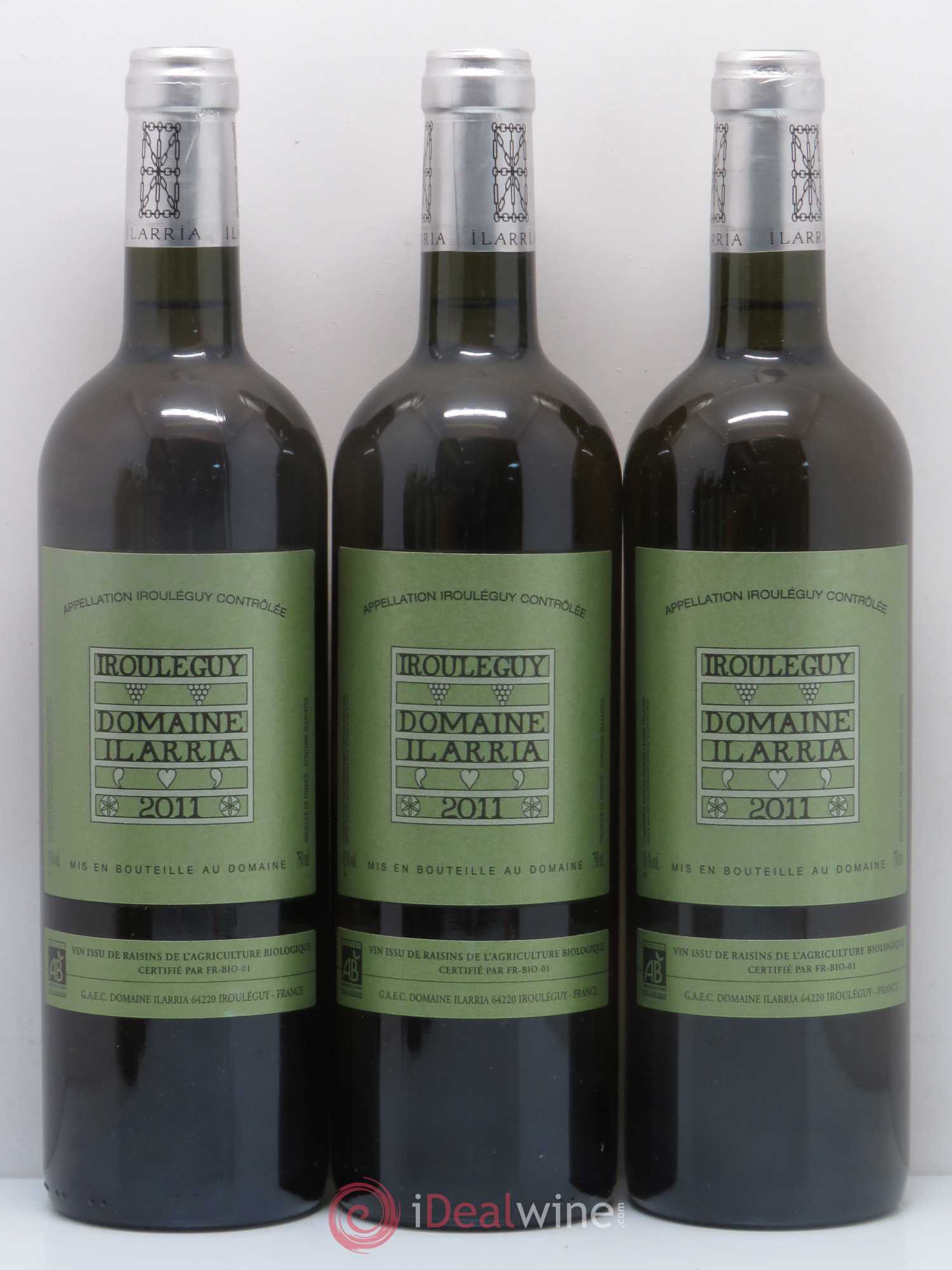 Sud-Ouest Irouleguy Domaine Ilarria (sans prix de réserve) 2011 - Posten von 6 Flaschen - 1