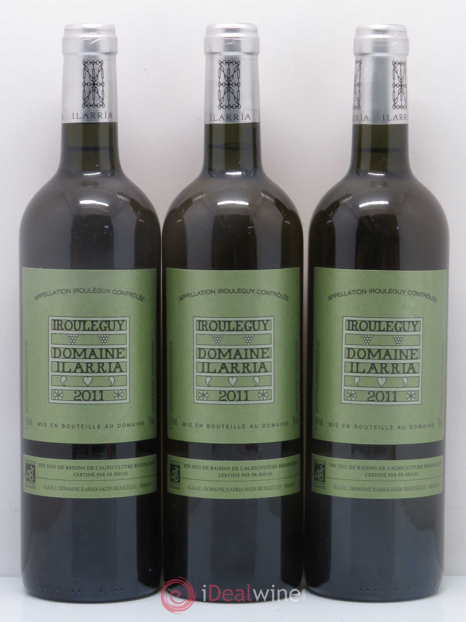 Sud-Ouest Irouleguy Domaine Ilarria (sans prix de réserve) 2011 - Posten von 6 Flaschen - 2