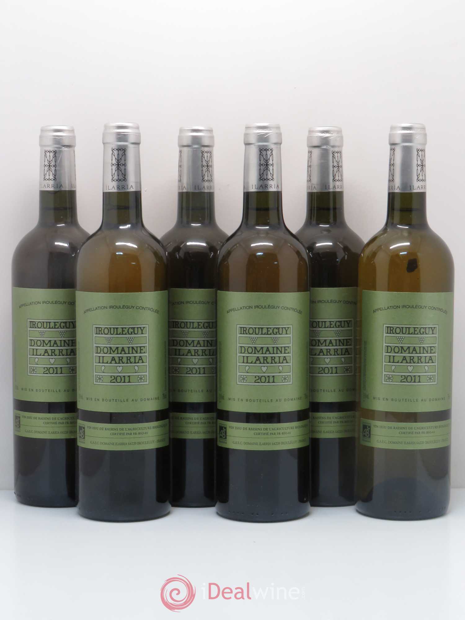 Sud-Ouest Irouleguy Domaine Ilarria (sans prix de réserve) 2011 - Posten von 6 Flaschen - 0