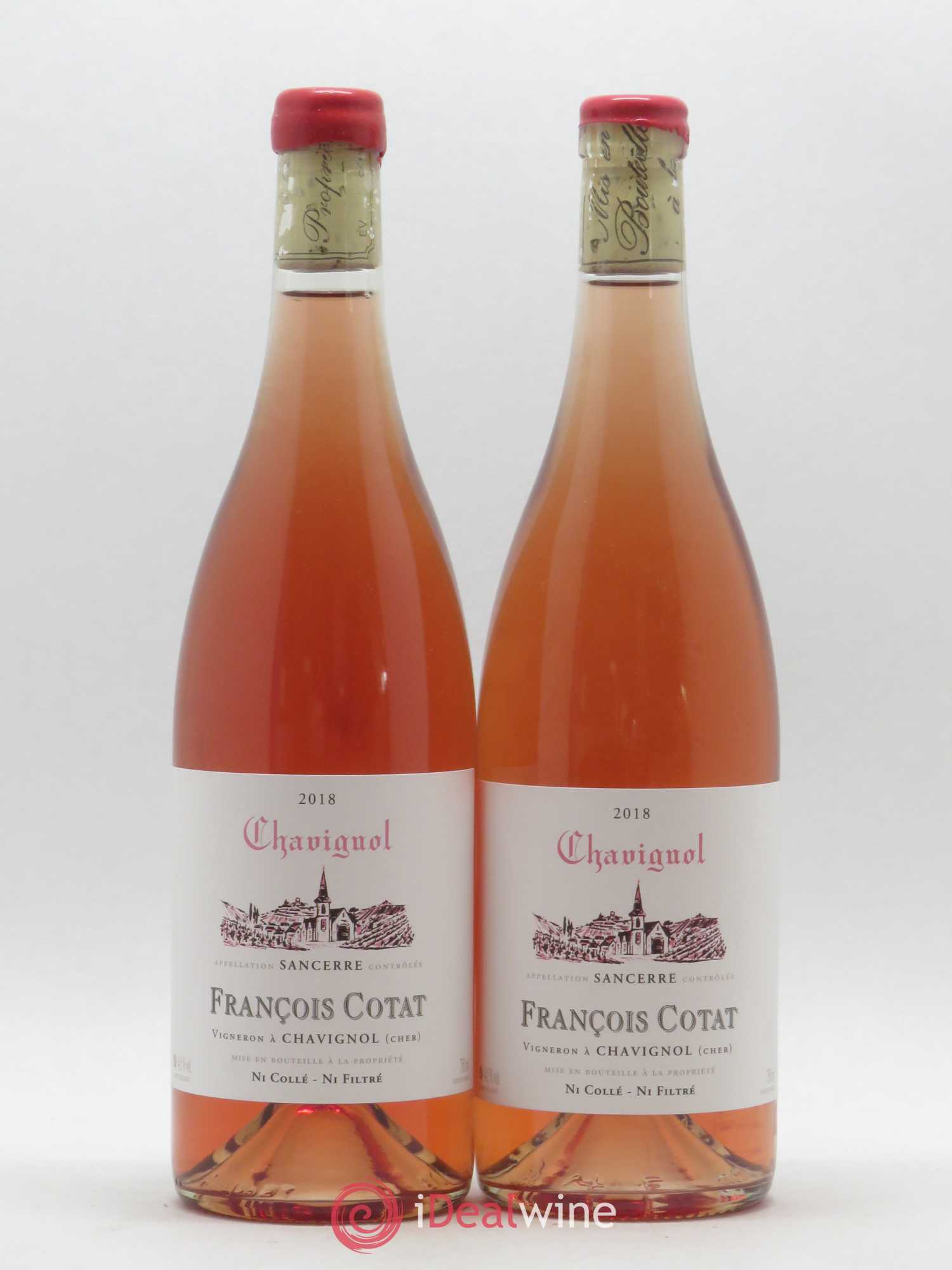 Sancerre François Cotat Chavignol (sans prix de réserve) 2018 - Posten von 2 Flaschen - 0