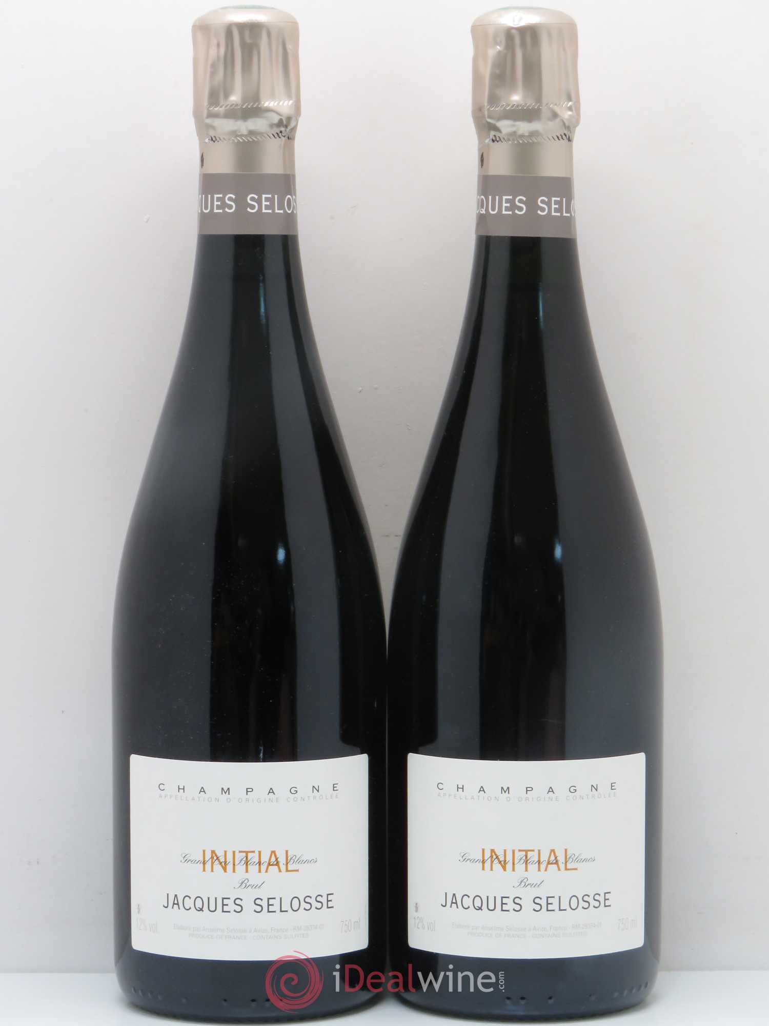 Initial Brut Jacques Selosse - Lot de 2 bouteilles - 0