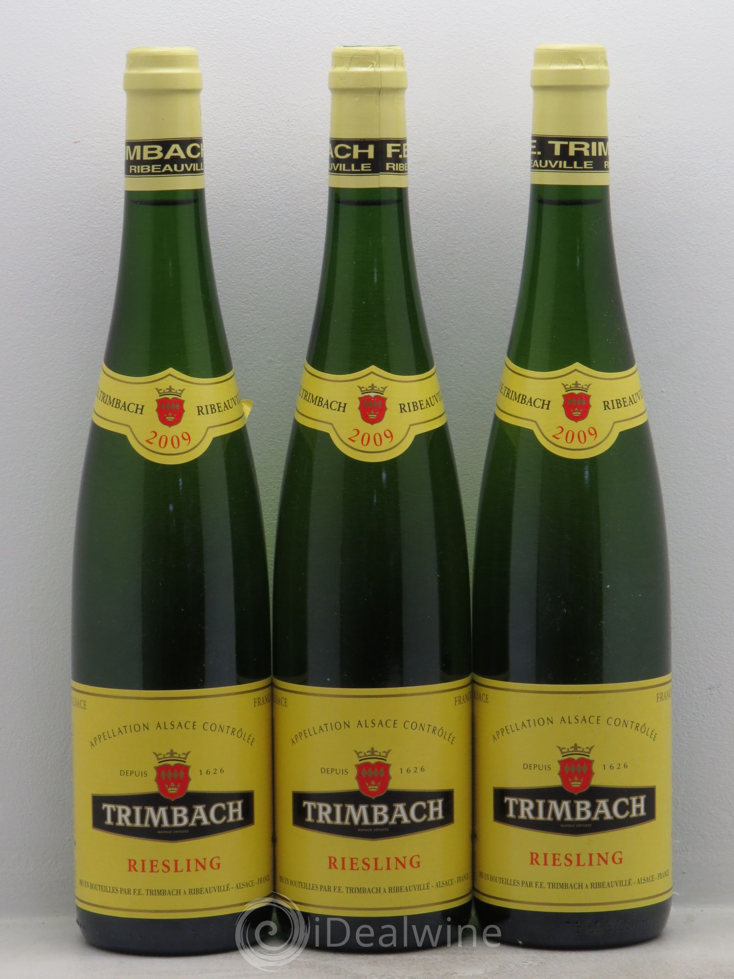 Alsace Riesling Trimbach (Domaine) (sans prix de réserve) 2009 - Lot de 3 bouteilles - 0