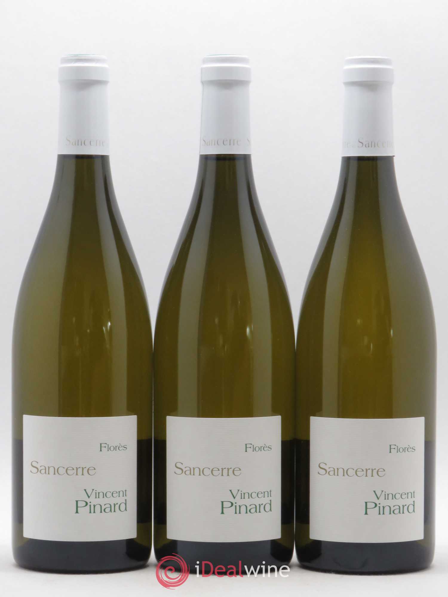 Sancerre Florès Vincent Pinard (sans prix de réserve) 2018 - Lot de 3 bouteilles - 0