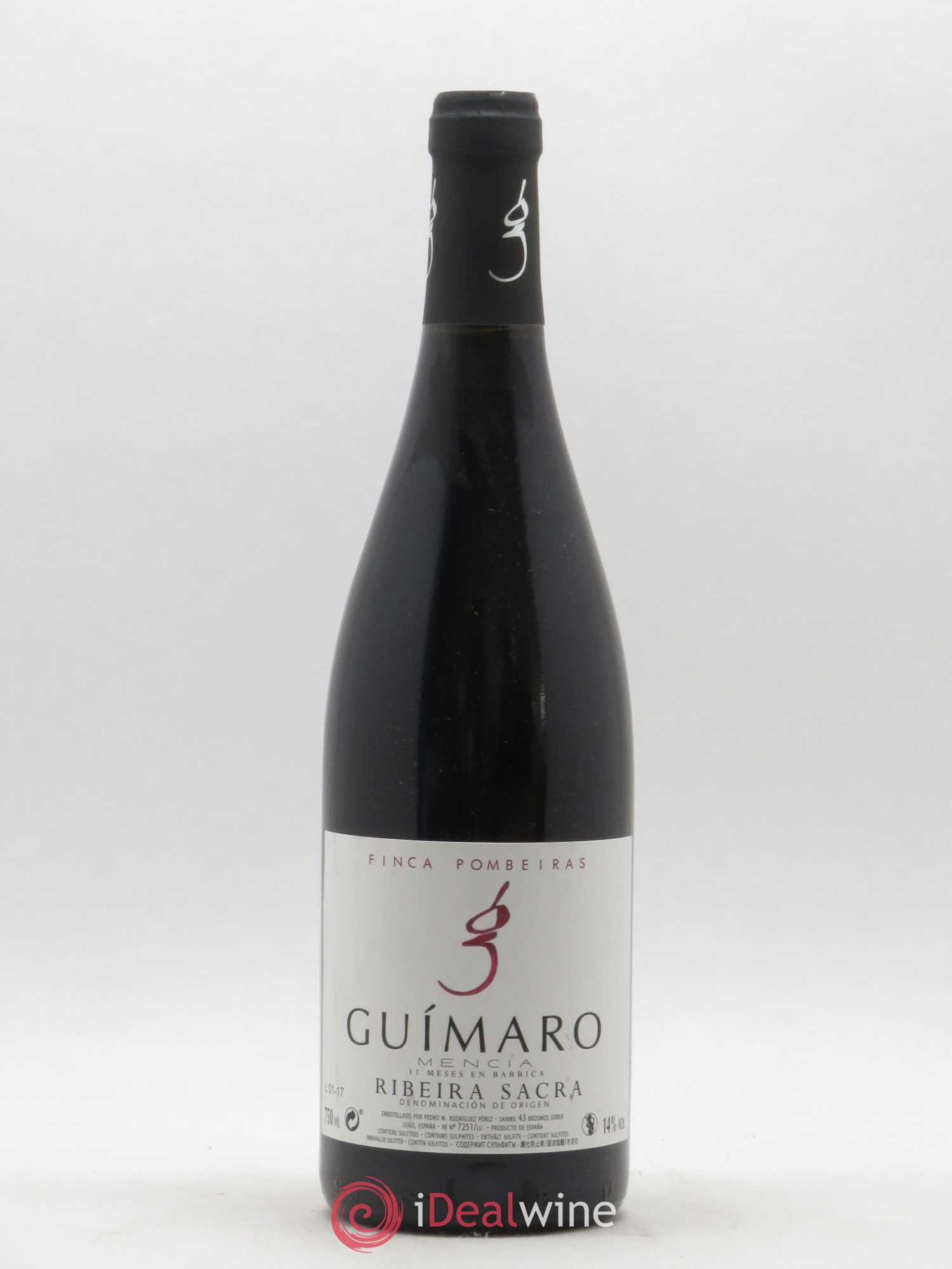 Espagne Ribeira Sacra DO Guimaro Finca Pombeiras (sans prix de réserve) 2017 - Posten von 1 Flasche - 0
