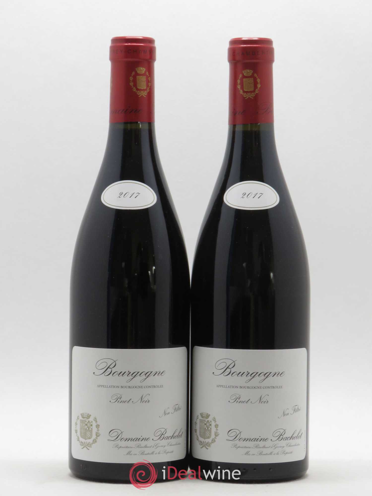 Bourgogne Denis Bachelet (Domaine) (sans prix de réserve) 2017 - Lot de 2 bouteilles - 0