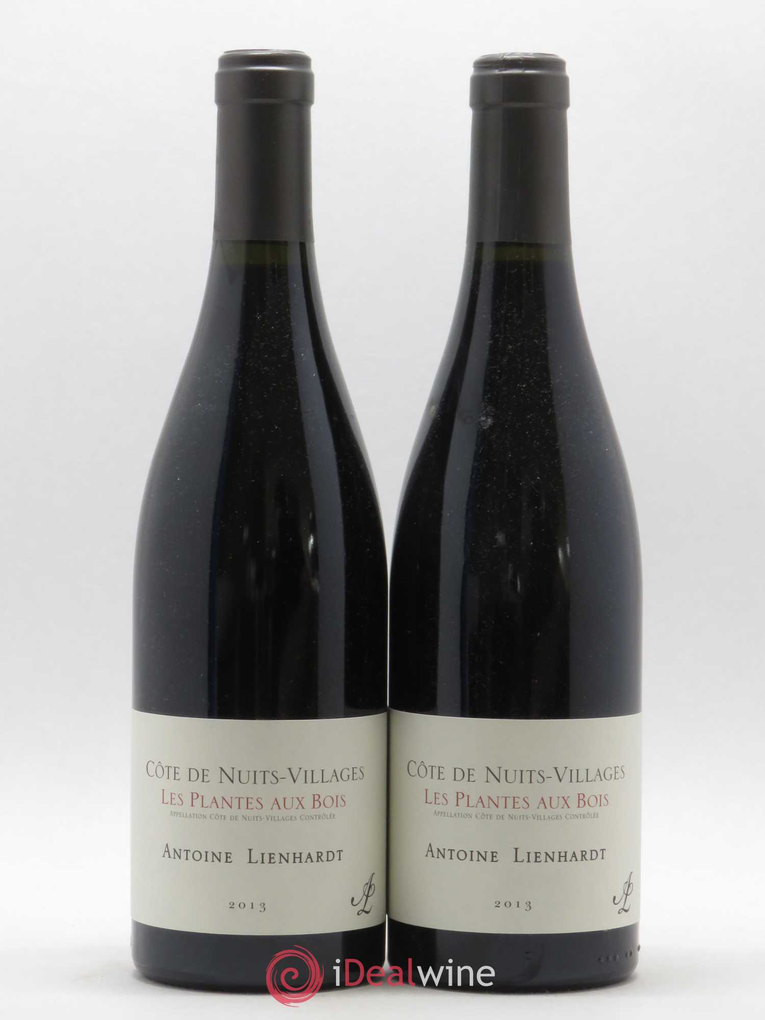 Côte de Nuits-Villages Les Plantes Aux Bois Antoine Lienhardt (sans prix de réserve) 2013 - Posten von 2 Flaschen - 0