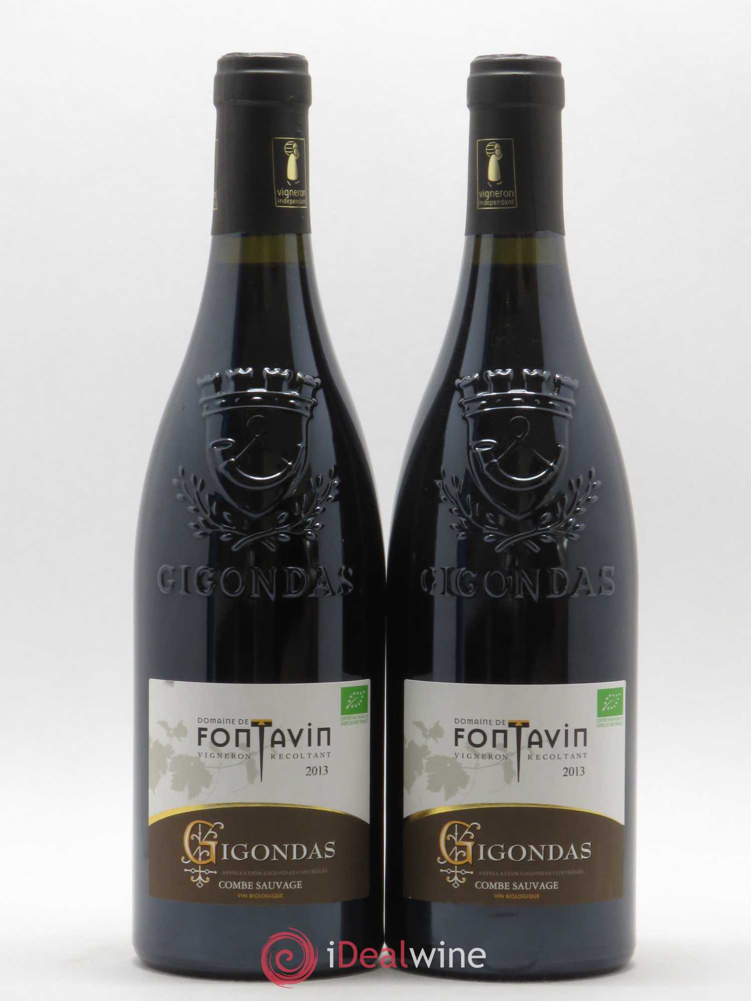 Gigondas Combe Sauvage Domaine De Fontavin (sans prix de réserve) 2013 - Posten von 2 Flaschen - 0