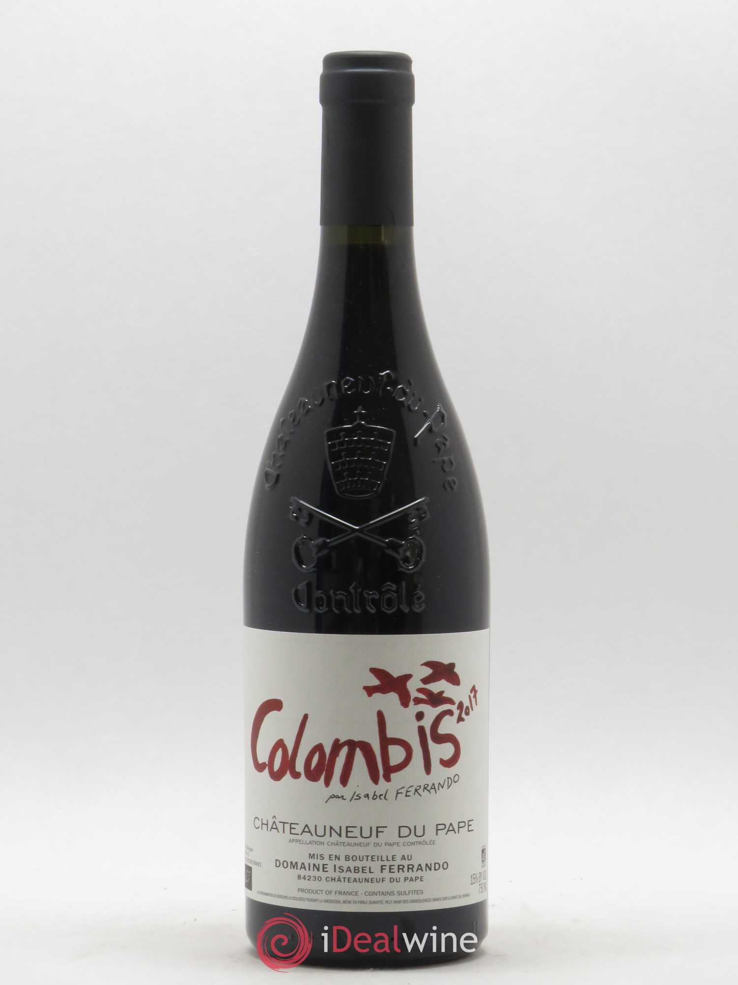 Châteauneuf-du-Pape Colombis Domaine Saint-Préfert (senza prezzo di riserva) 2017 - Lotto di 1 bottiglia - 0