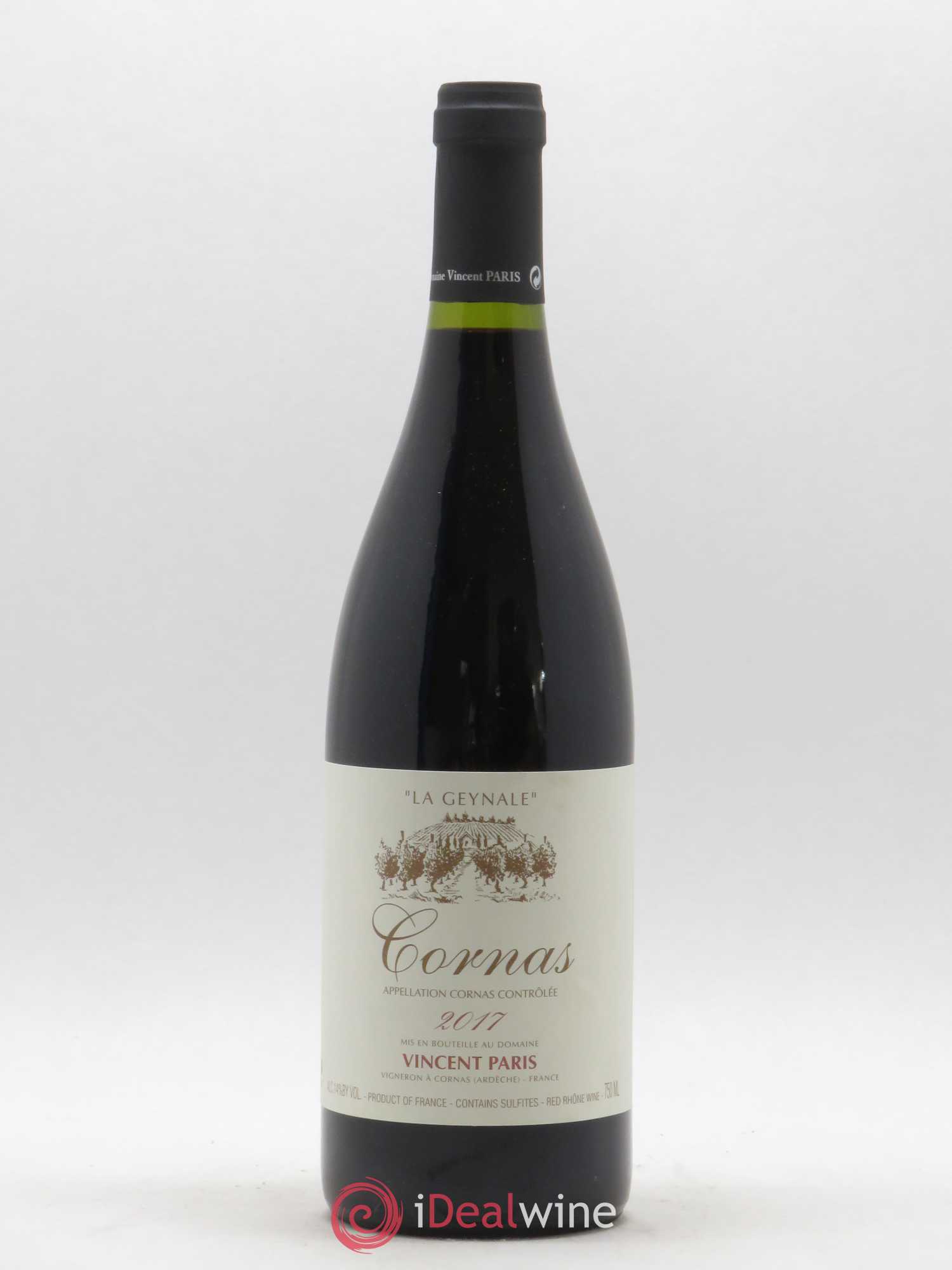 Cornas La Geynale Vincent Paris (sans prix de réserve) 2017 - Lot de 1 bouteille - 0