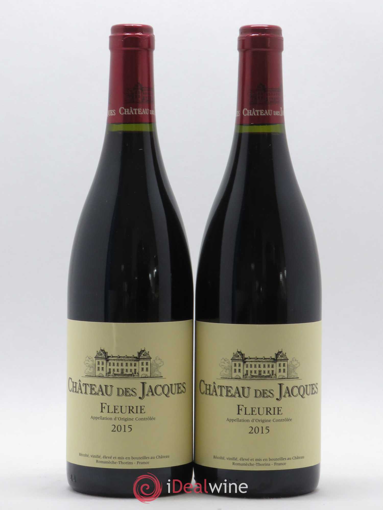 Fleurie Château des Jacques (sans prix de réserve) 2015 - Posten von 2 Flaschen - 0