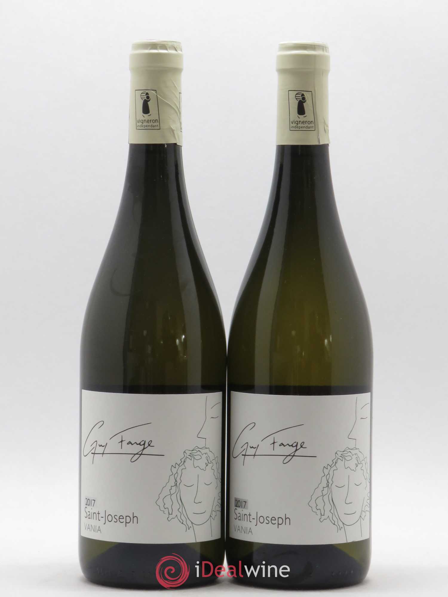 Saint-Joseph Domaine Guy Farge Vania (sans prix de réserve) 2017 - Posten von 2 Flaschen - 0