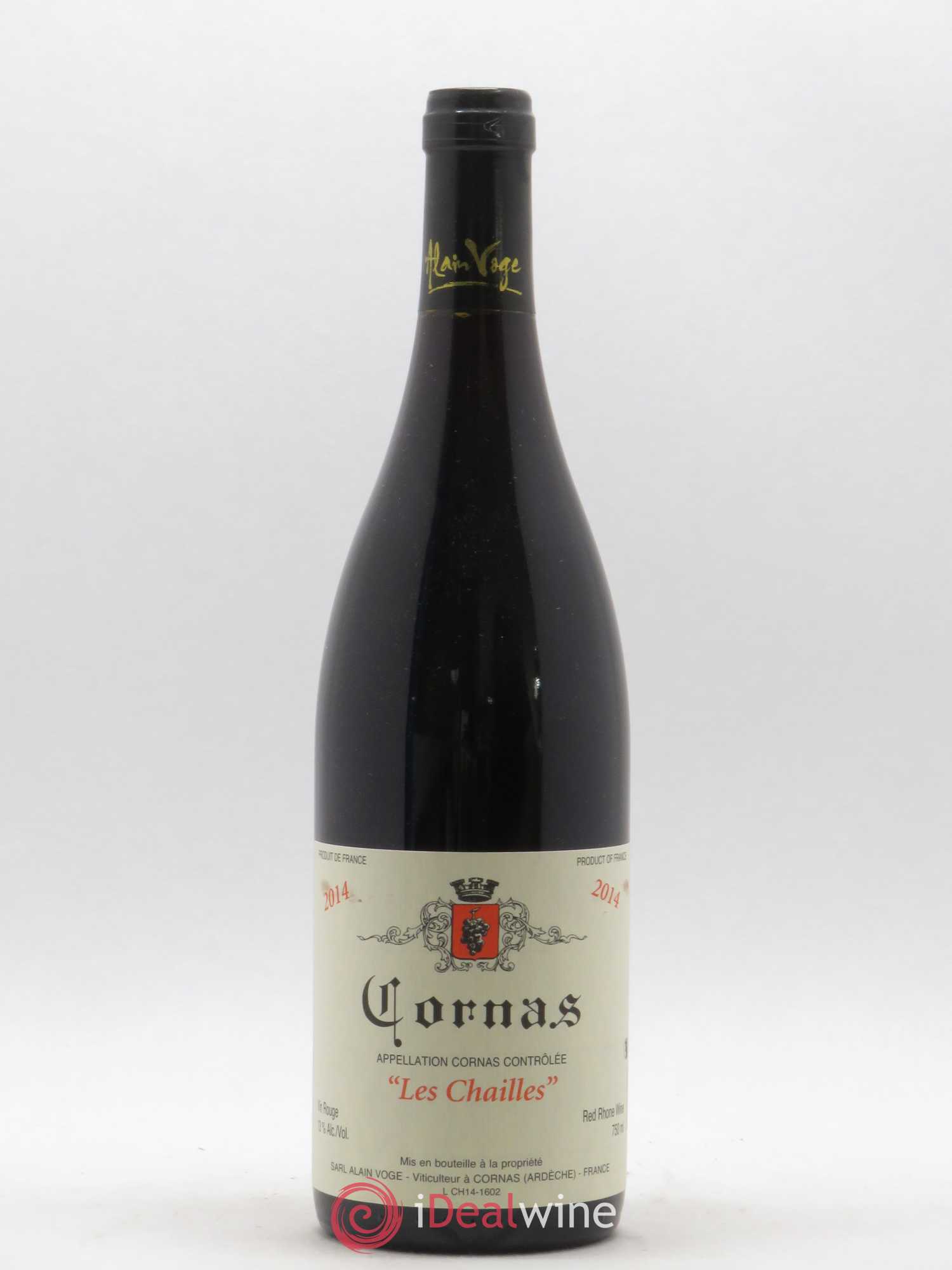 Cornas Les Chailles Alain Voge (Domaine) (sans prix de réserve) 2014 - Lot de 1 bouteille - 0