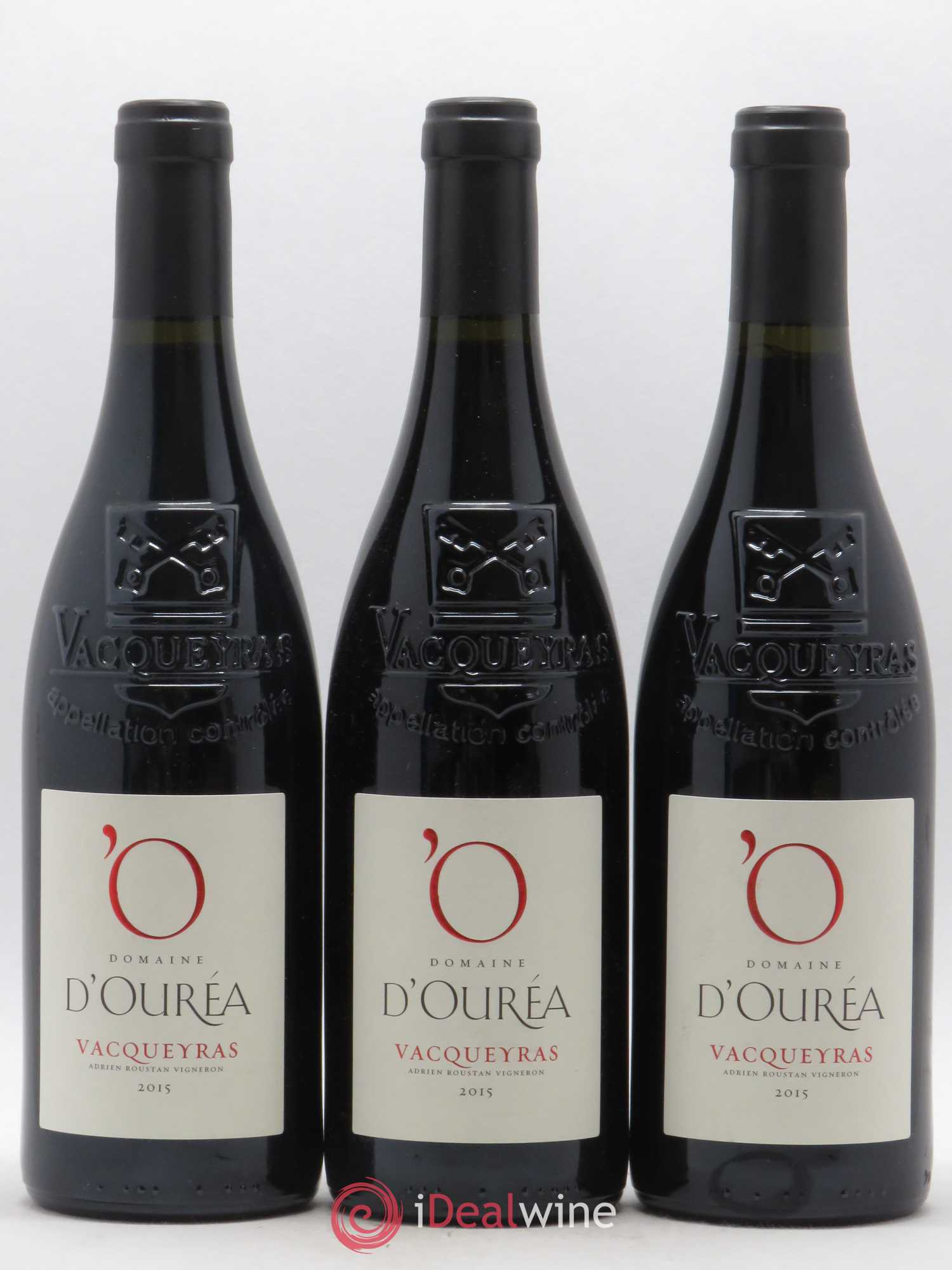 Vacqueyras Domaine d Ouréa (sans prix de réserve) 2015 - Posten von 3 Flaschen - 0