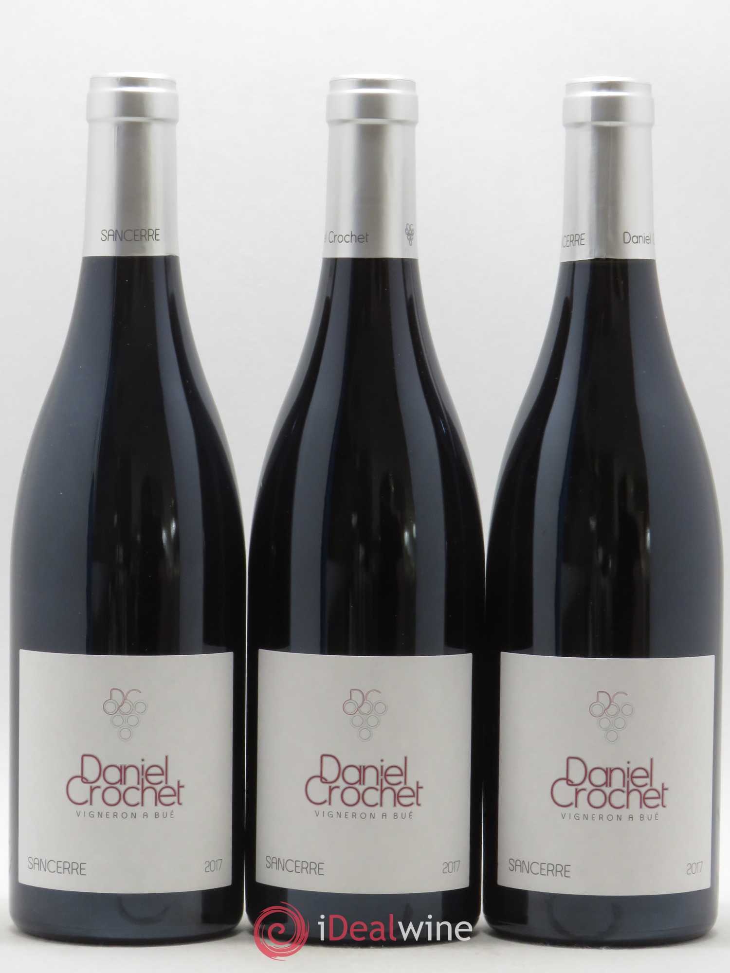 Sancerre Daniel Crochet (sans prix de réserve) 2017 - Lot de 3 bouteilles - 0