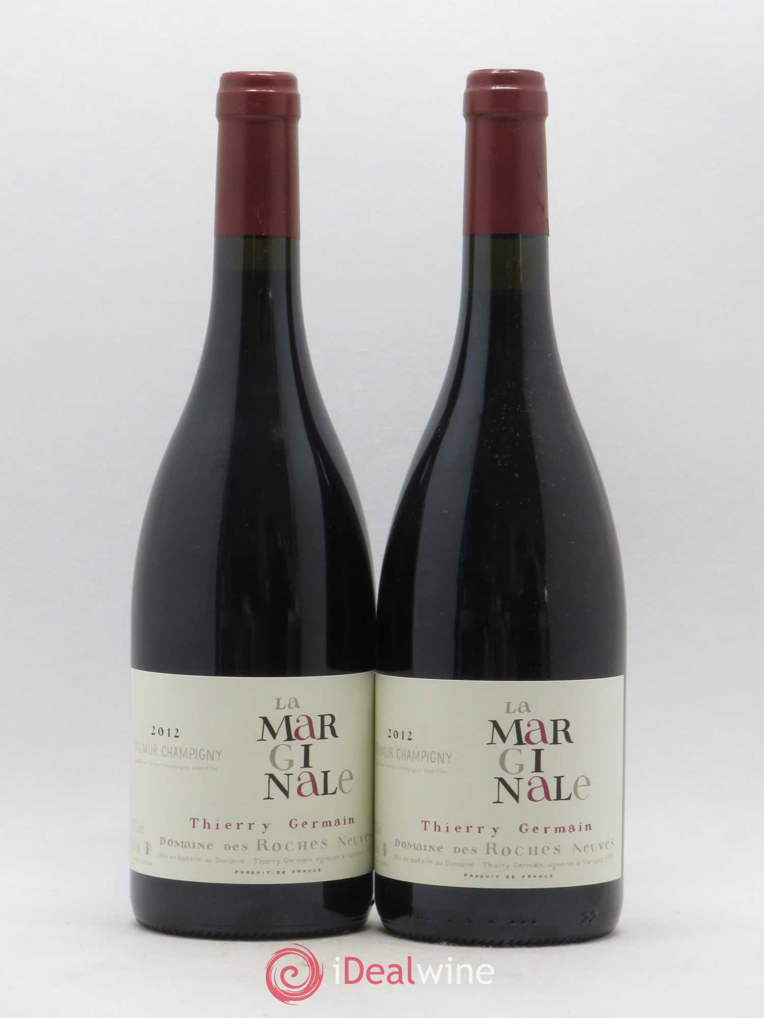 Saumur-Champigny La Marginale Domaine des Roches Neuves - Thierry Germain (sans prix de réserve) 2012 - Lot de 2 bouteilles - 0