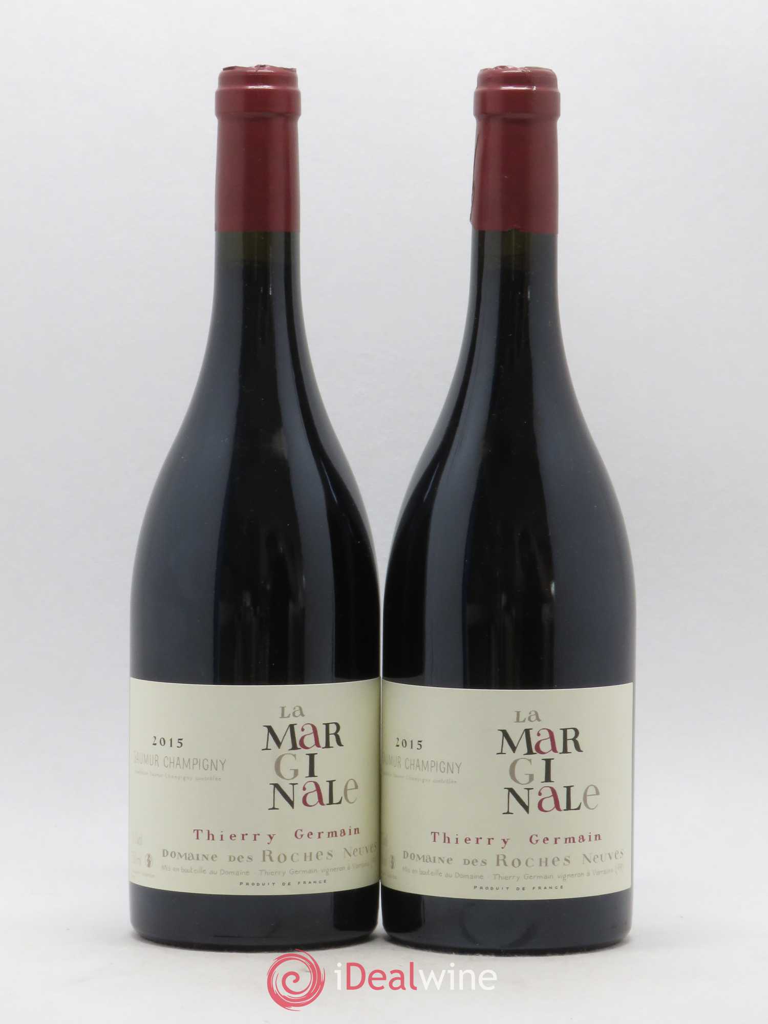 Saumur-Champigny La Marginale Domaine des Roches Neuves - Thierry Germain (sans prix de réserve) 2015 - Lot de 2 bouteilles - 0