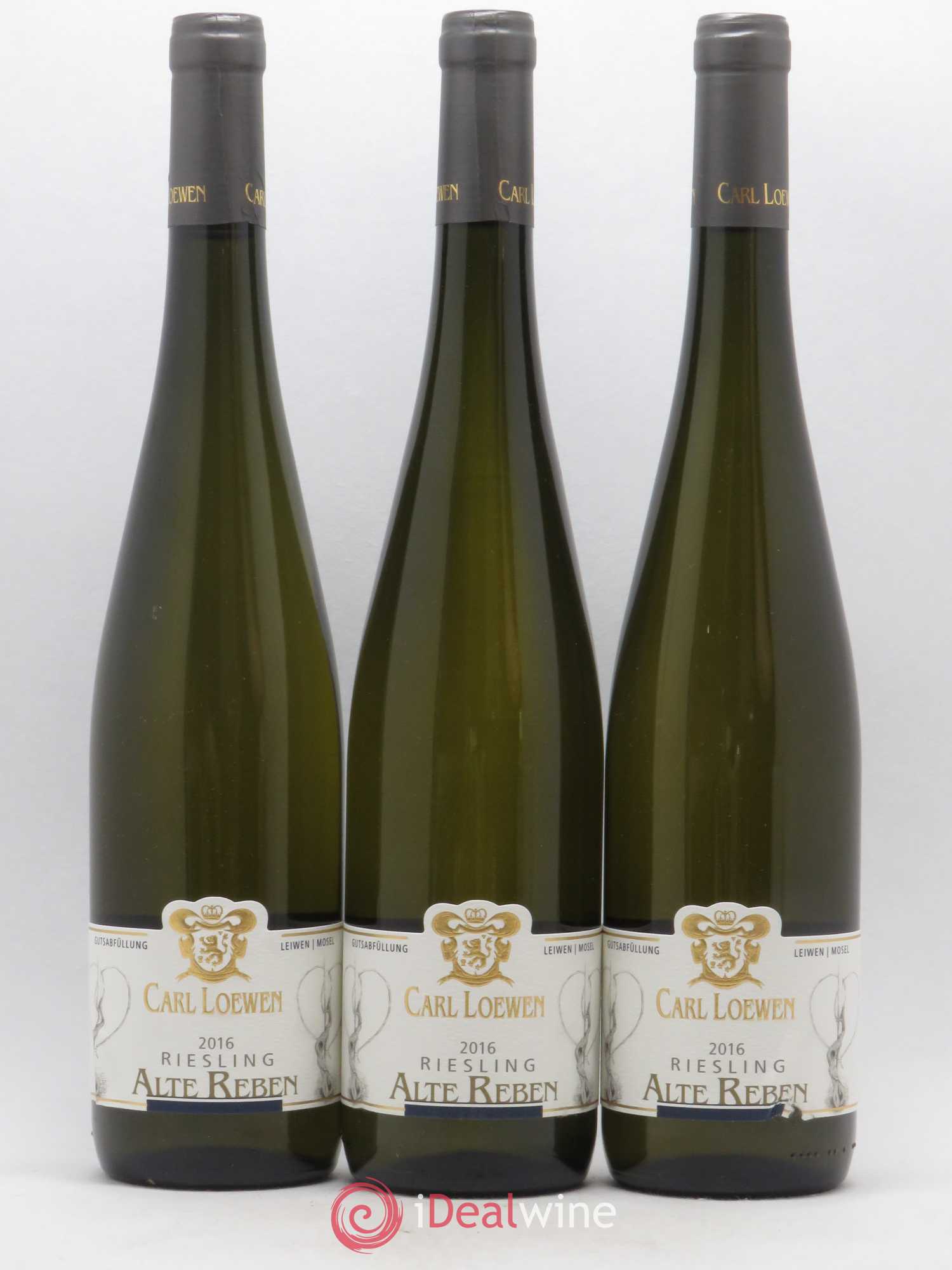 Allemagne Mosel-Saar Riesling Alte Reben Carl Loewen (sans prix de réserve) 2016 - Posten von 3 Flaschen - 0