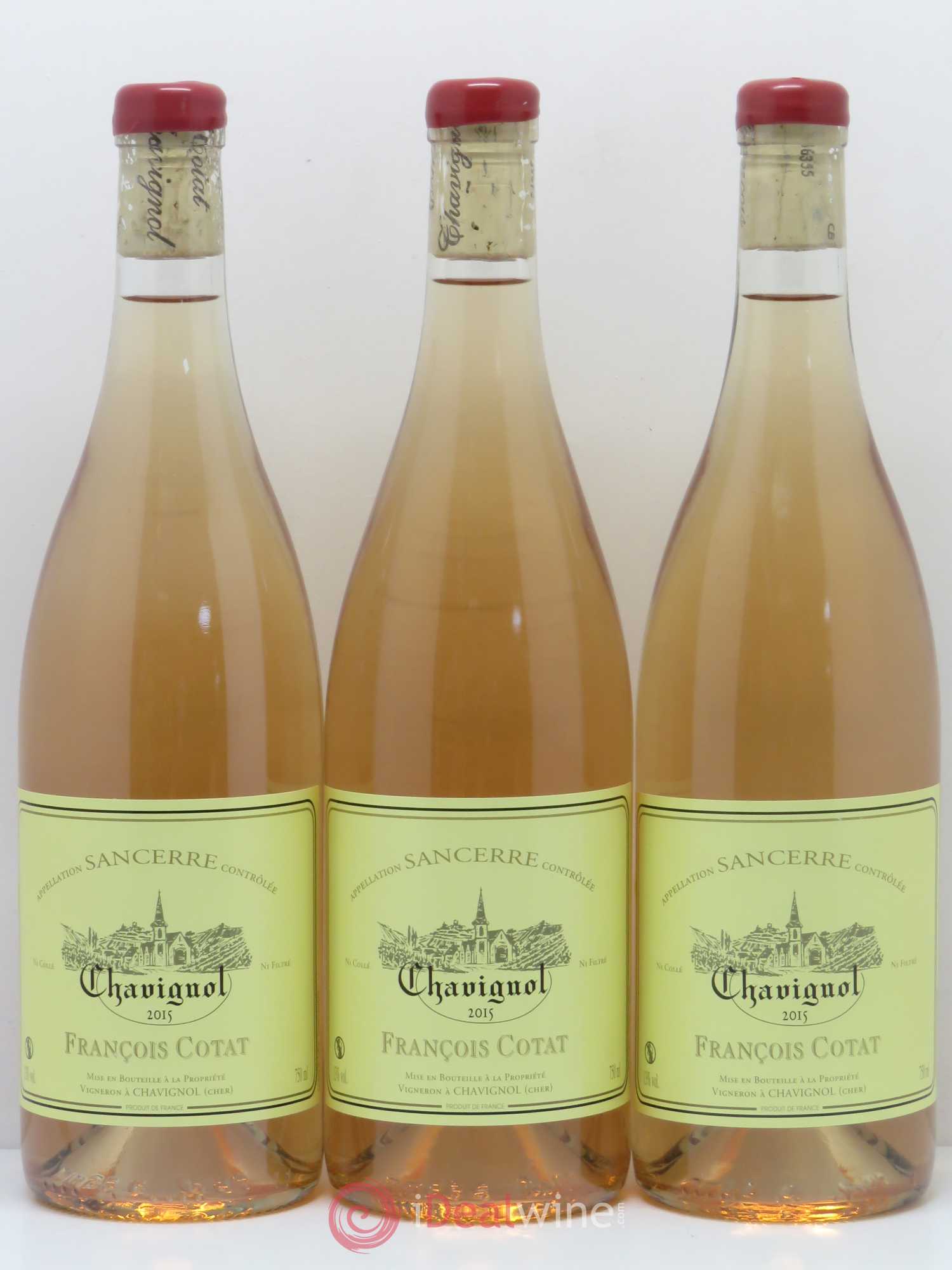 Sancerre François Cotat Chavignol 2015 - Lot de 3 bouteilles - 0