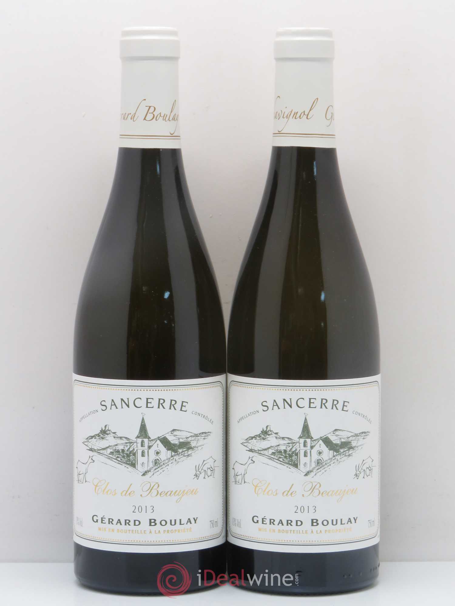 Sancerre Clos de Beaujeu Gérard Boulay 2013 - Lot de 2 bouteilles - 0