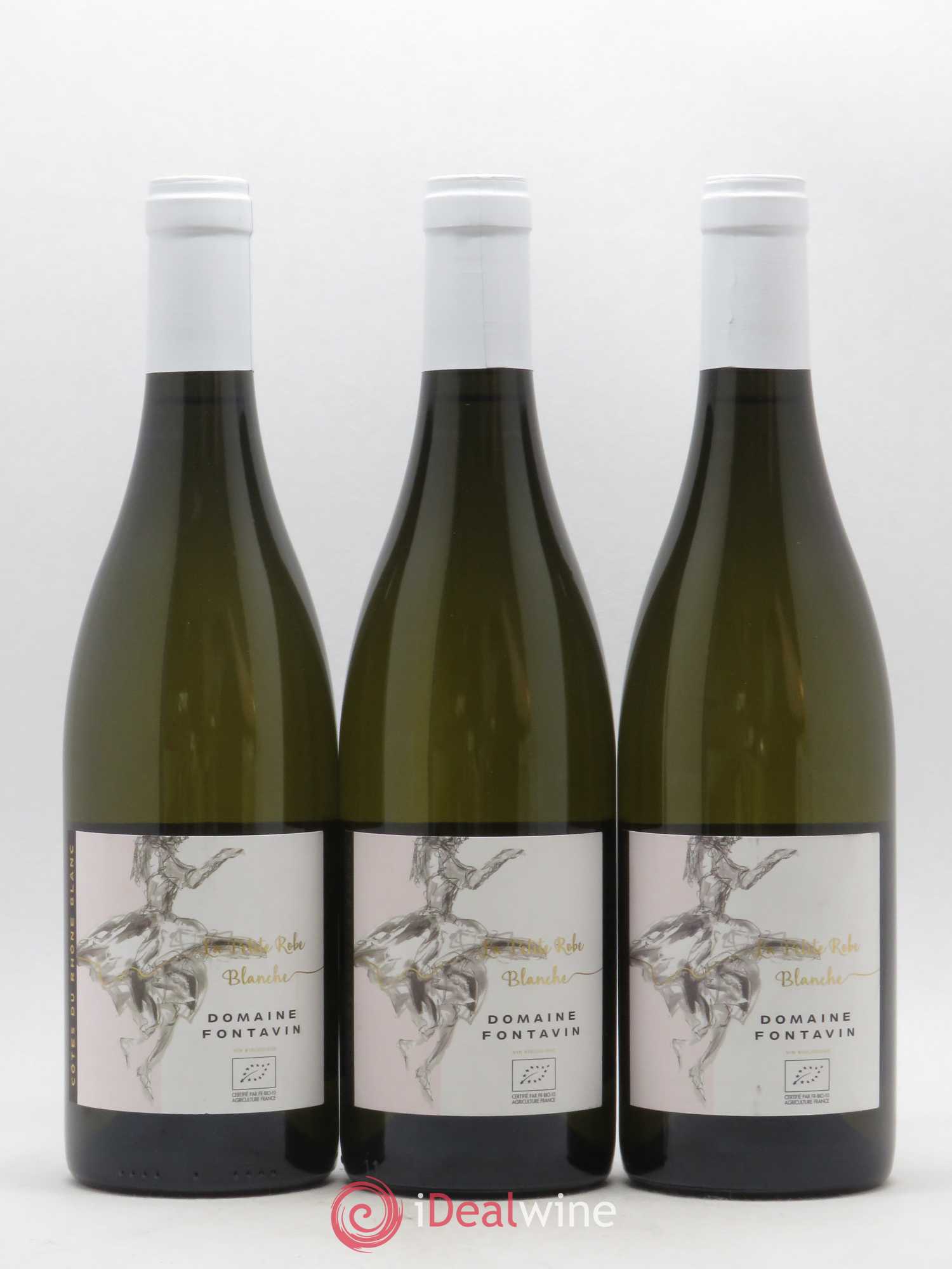 Côtes-du-Rhône Domaine Fontavin La Petite Robe Blanche (sans prix de réserve) 2018 - Lot de 3 bouteilles - 0
