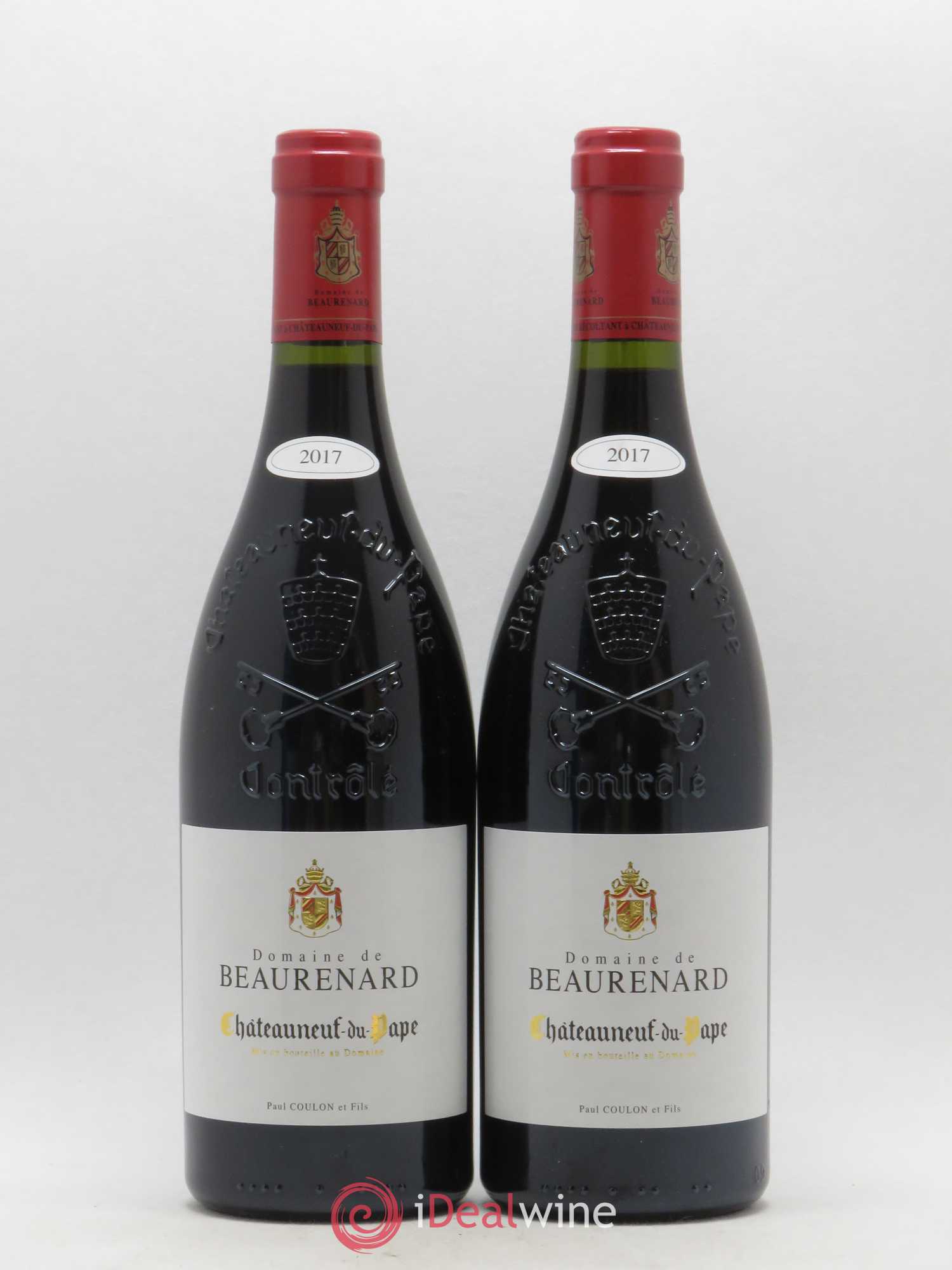Châteauneuf-du-Pape Beaurenard (Domaine de) (sans prix de réserve) 2017 - Lot de 2 bouteilles - 0