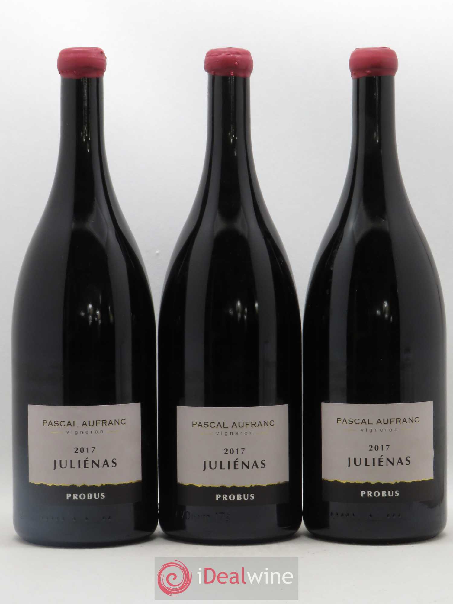 Juliénas Probus Pascal Aufranc (sans prix de reserve) 2017 - Posten von 3 Magnum - 0