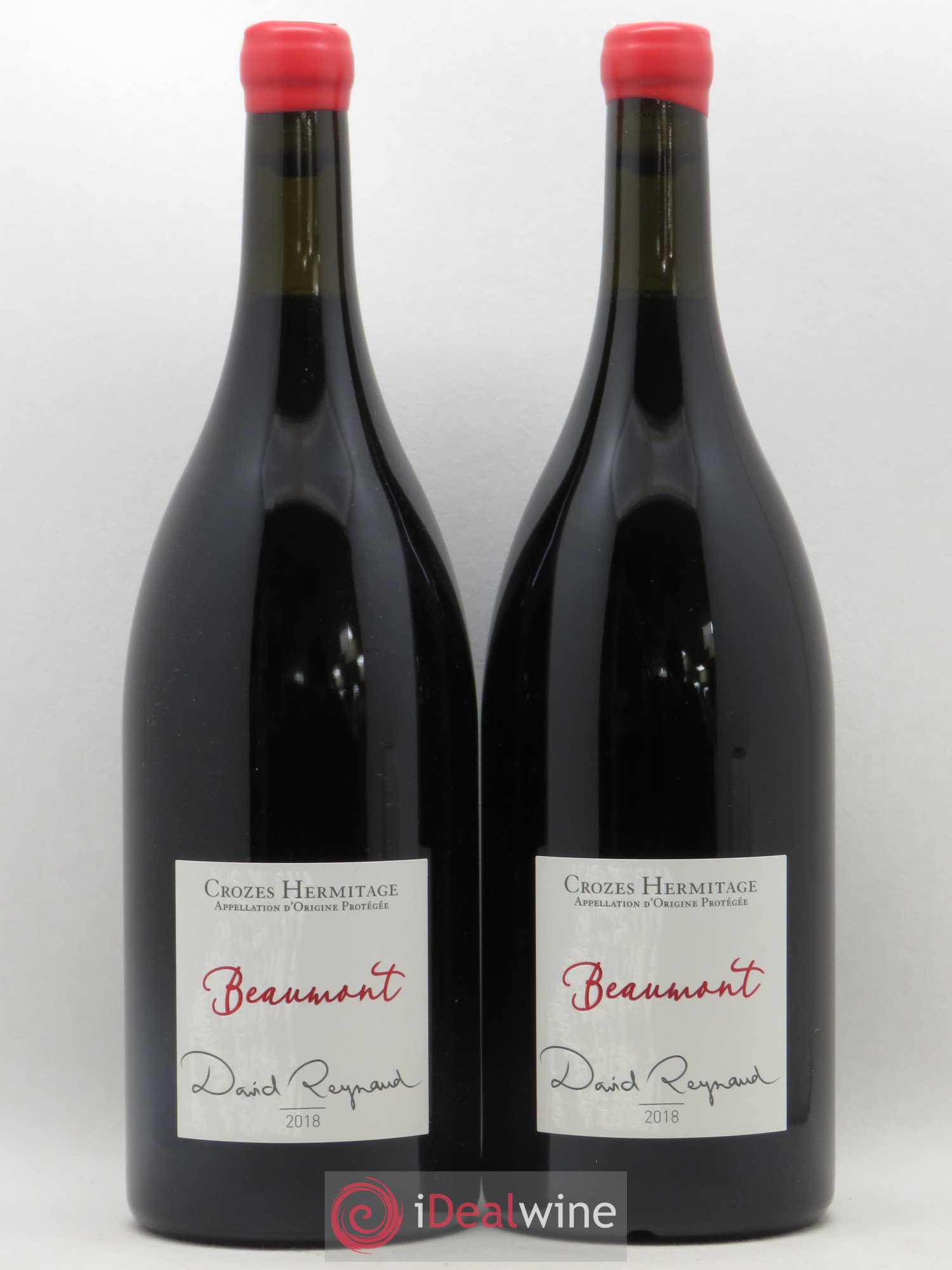 Crozes-Hermitage Beaumont Domaine David Reynaud (sans prix de reserve) 2018 - Posten von 2 Magnum - 0