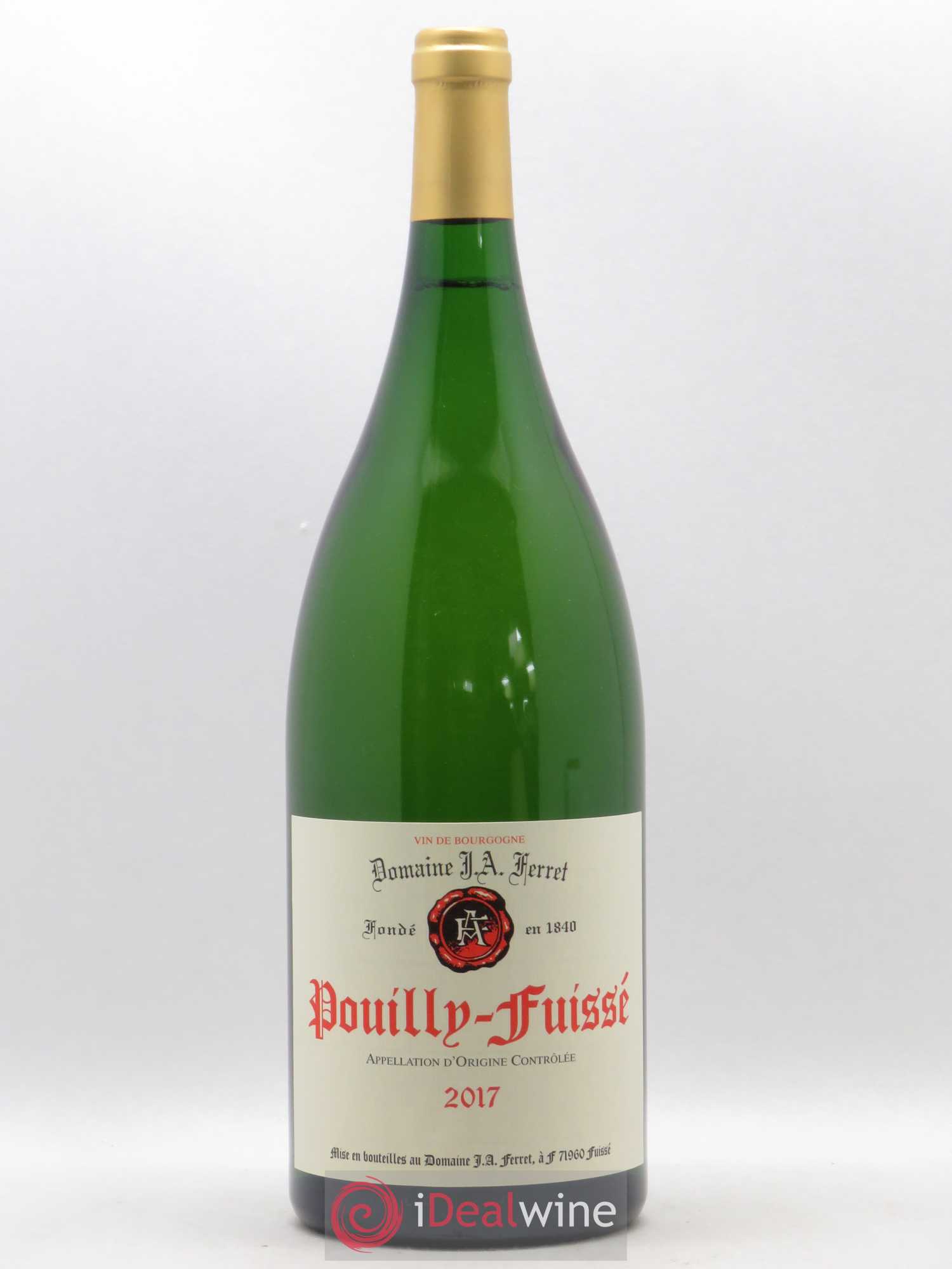 Pouilly-Fuissé J.A. Ferret (Domaine) 2017 - Posten von 1 Magnum - 0