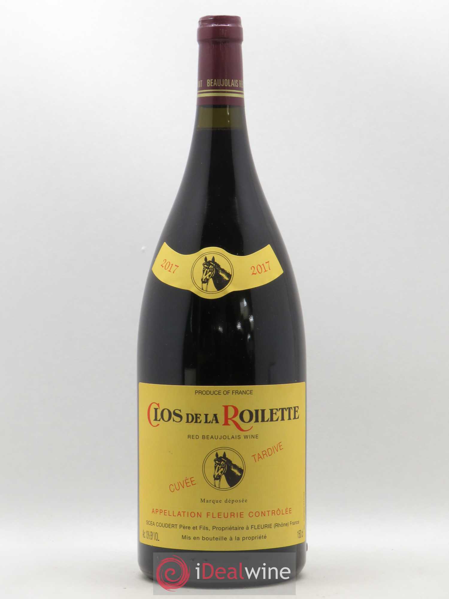 Fleurie Cuvée Tardive Clos de la Roilette (sans prix de reserve) 2017 - Lot de 1 magnum - 0
