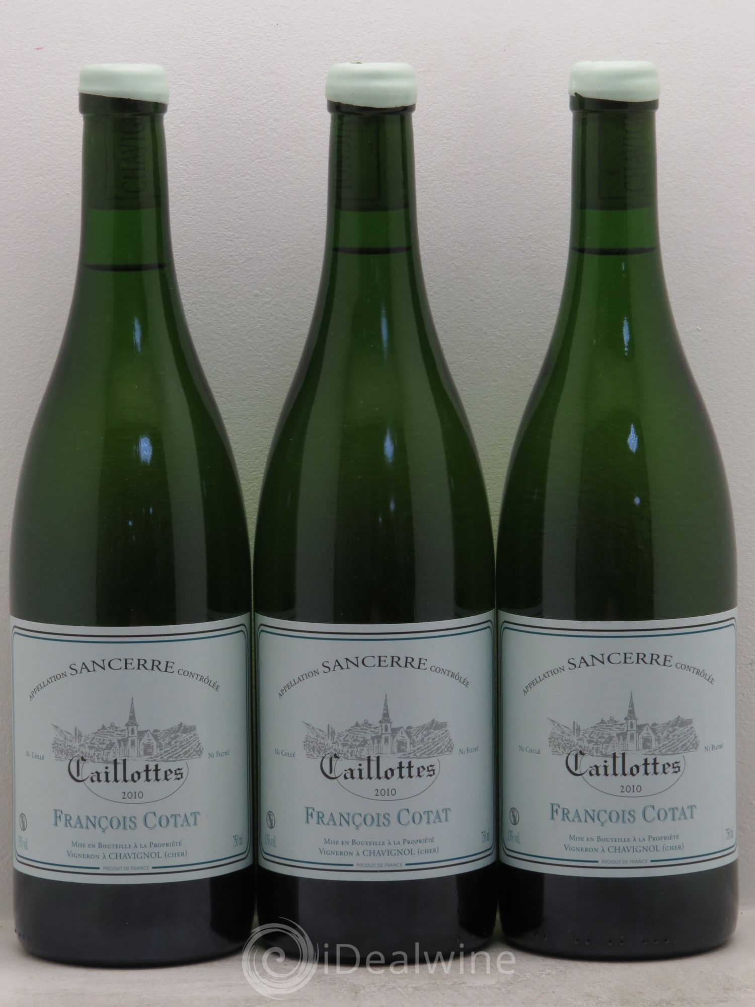 Sancerre Les Caillottes François Cotat 2010 - Lot de 3 bouteilles - 0