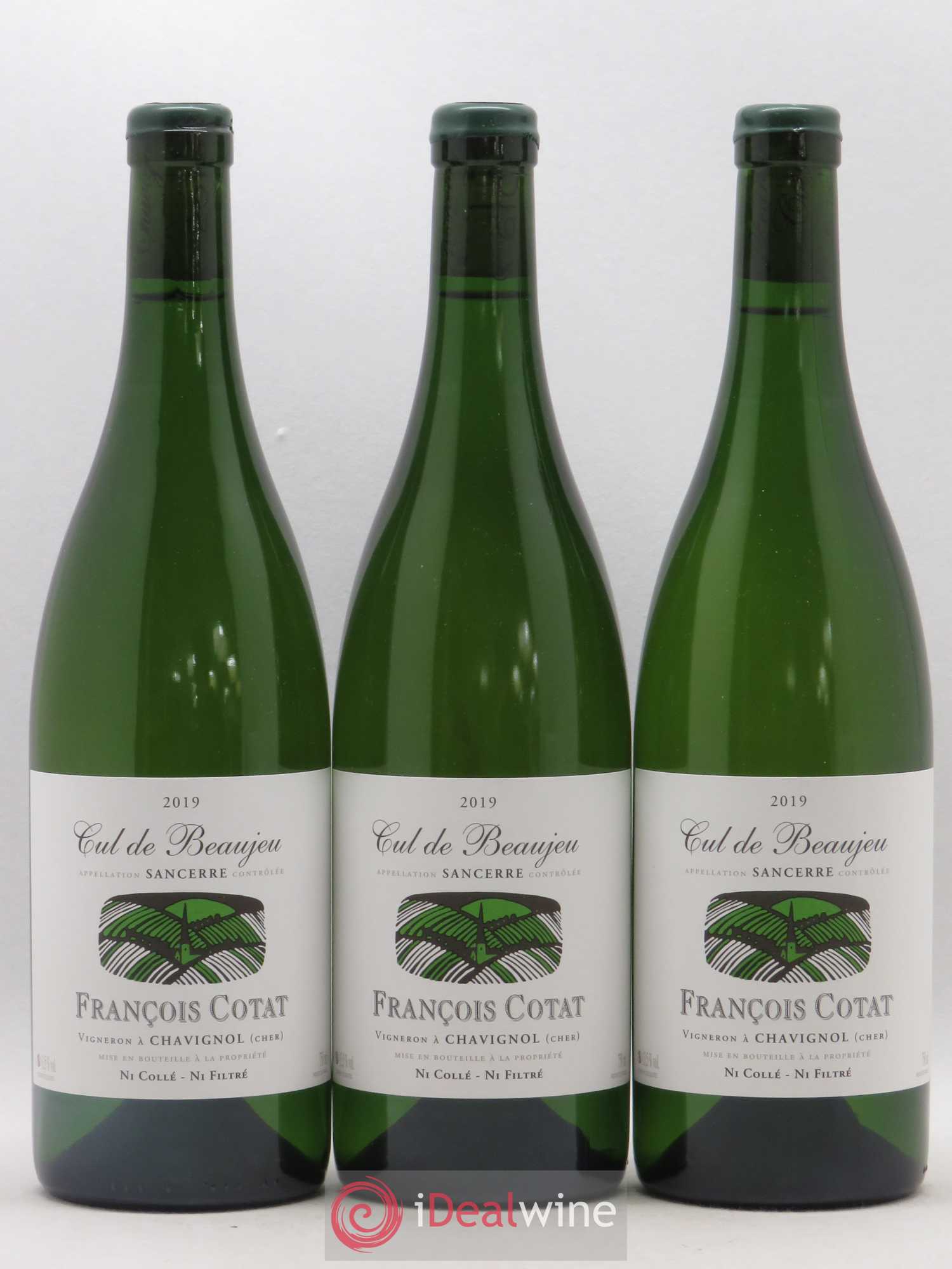 Sancerre Les Culs de Beaujeu François Cotat 2019 - Posten von 3 Flaschen - 0