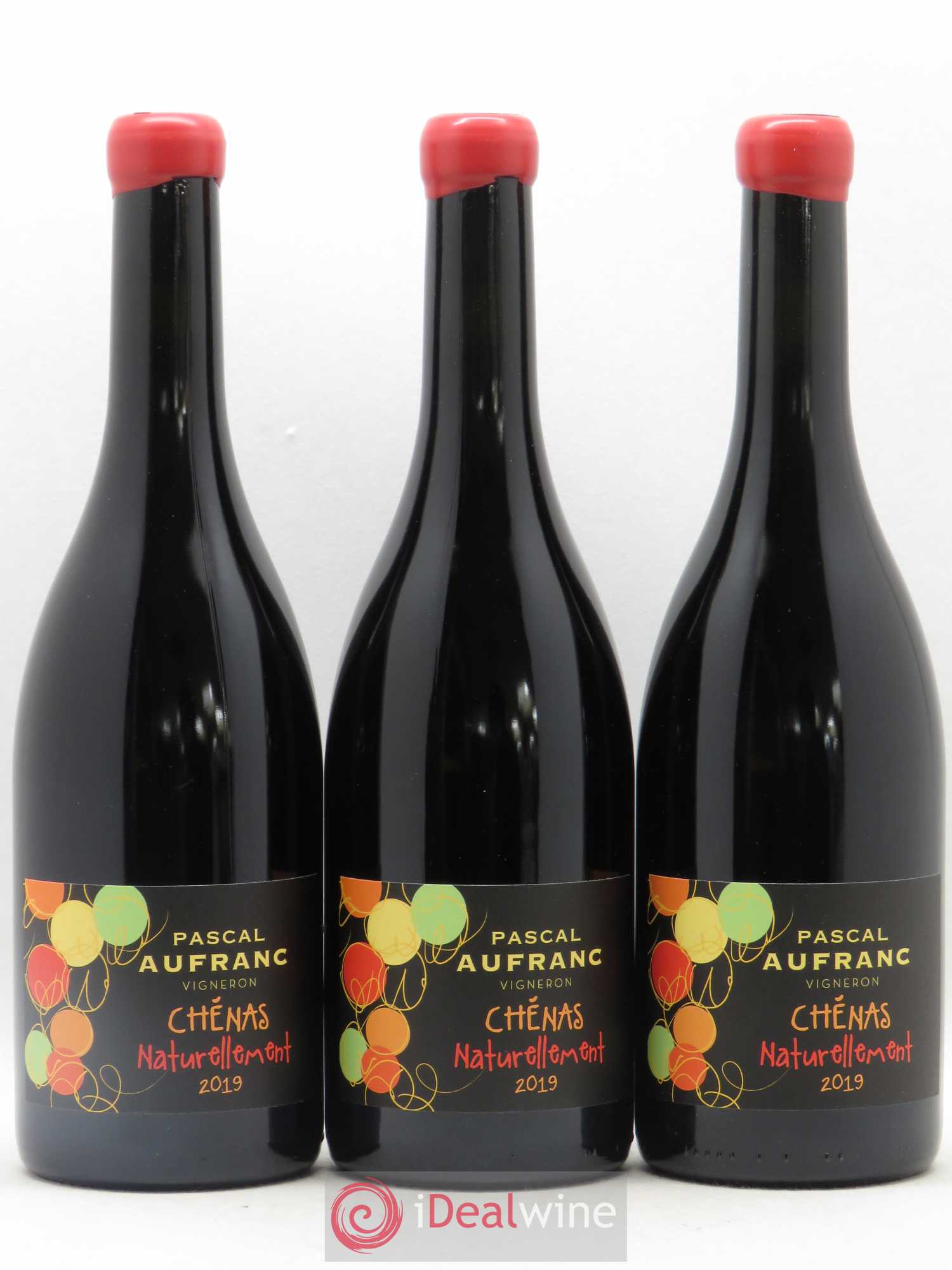 Chénas Naturellement Pascal Aufranc (sans prix de reserve) 2019 - Posten von 3 Flaschen - 0